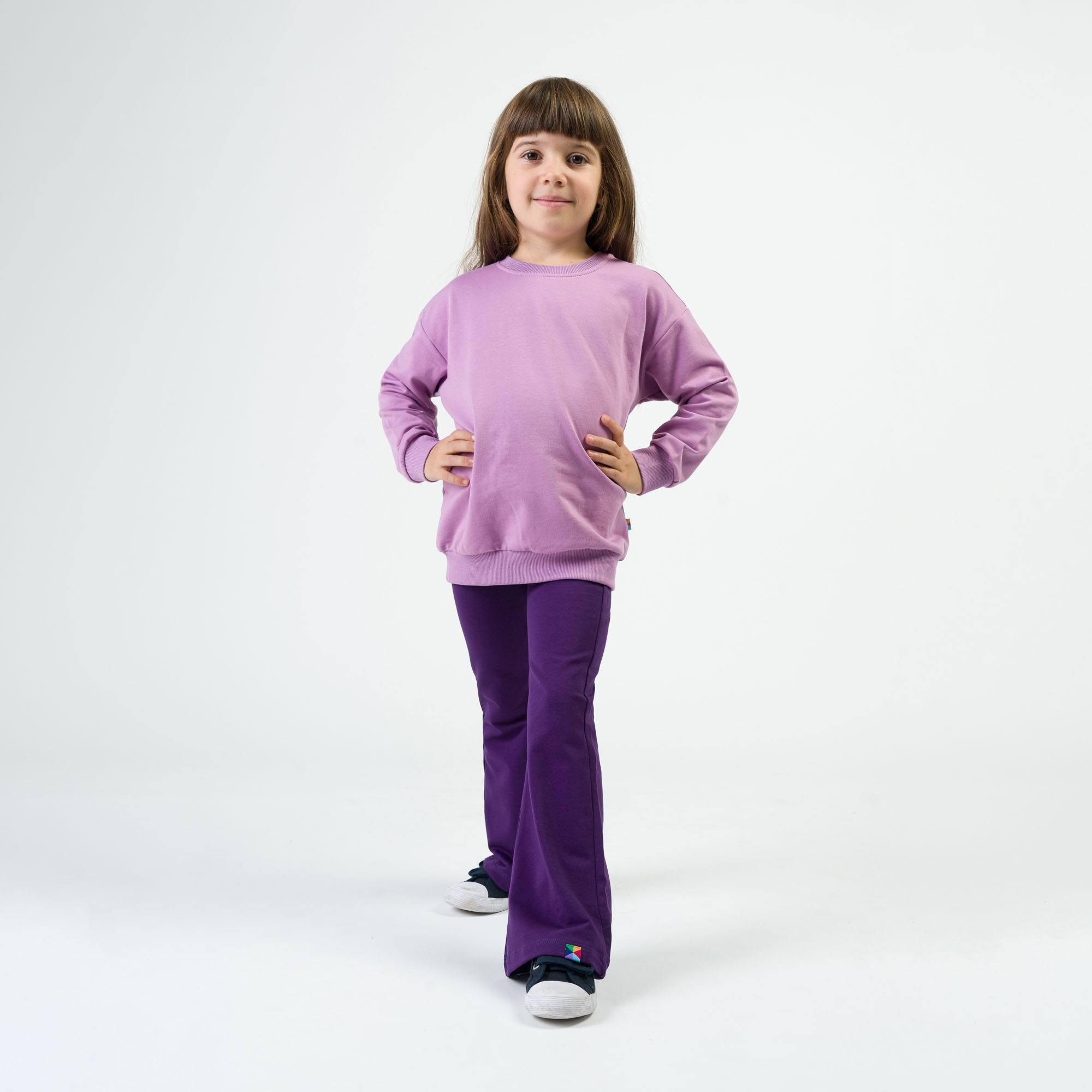 Violet flared pants