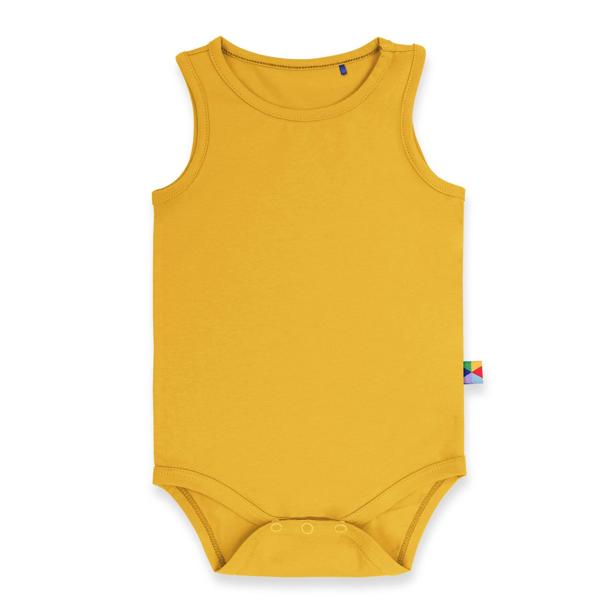 Mustard sleveless bodysuit