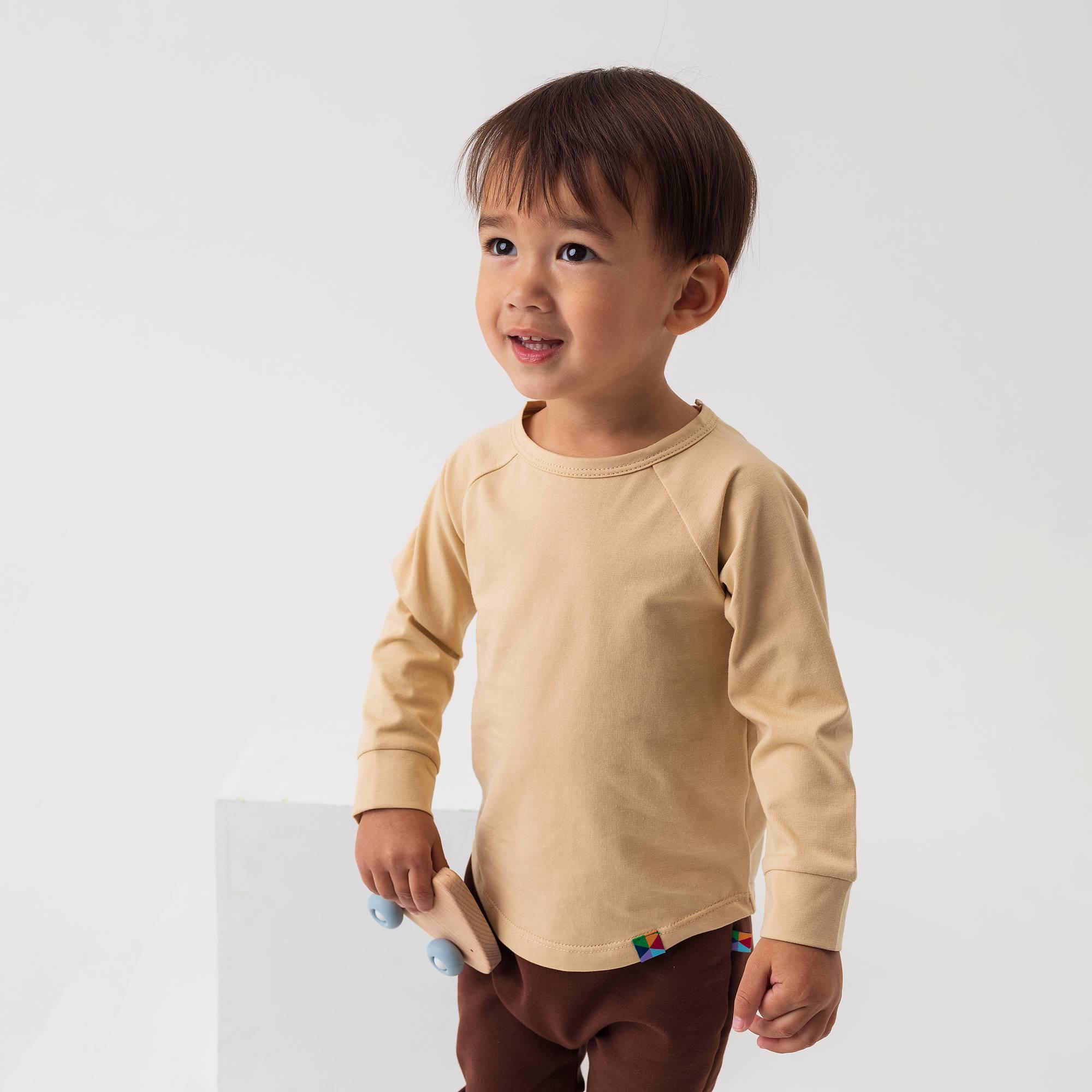 Beige longe sleeve shirt Baby