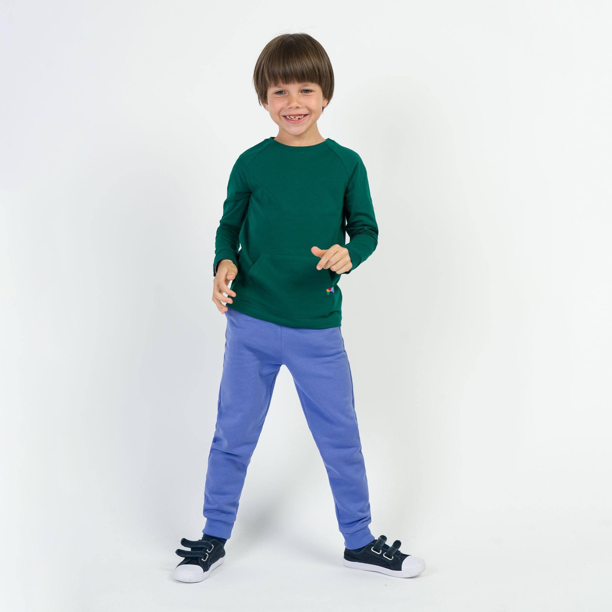 Very peri fleece-lined joggers kids