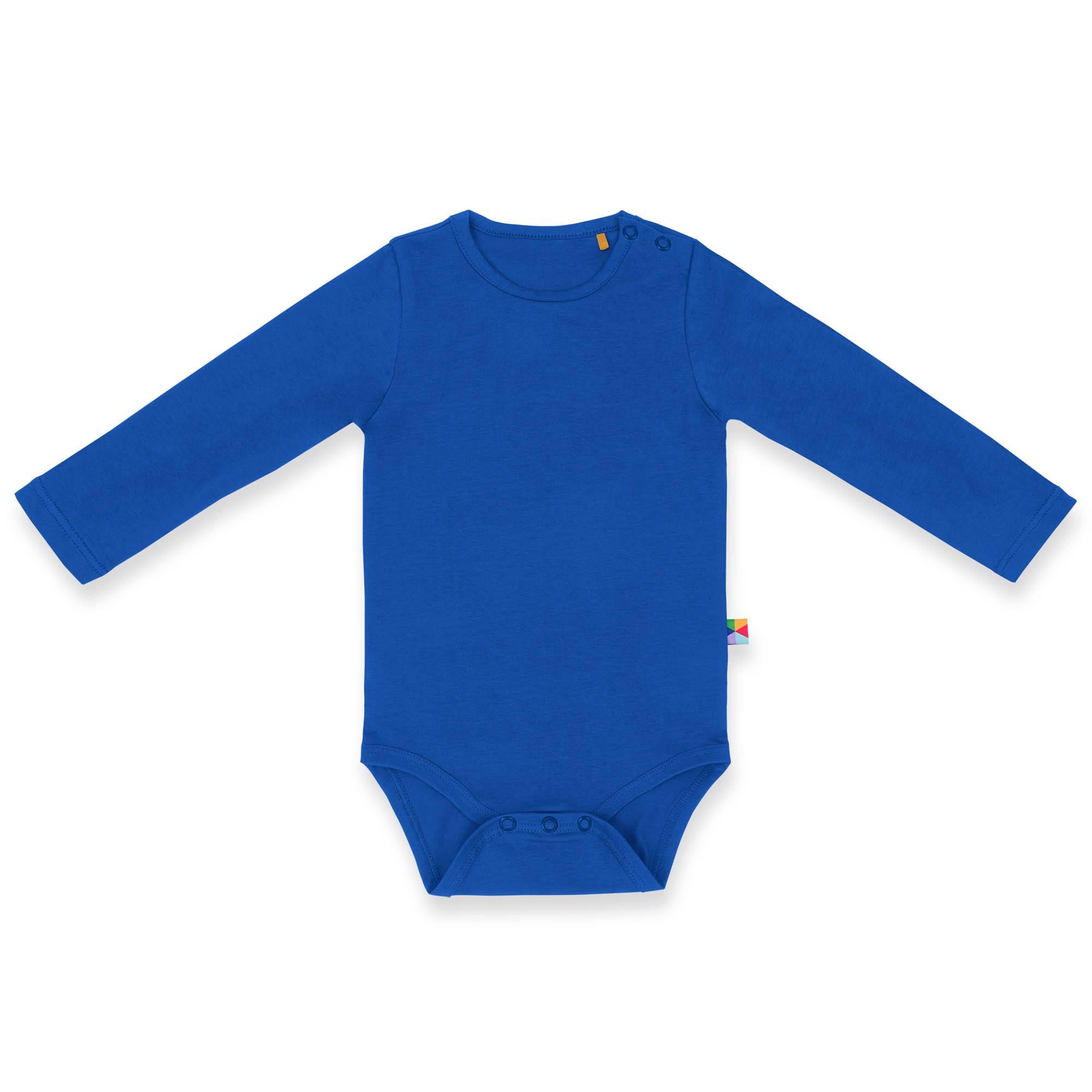 Blue long sleeve bodysuit