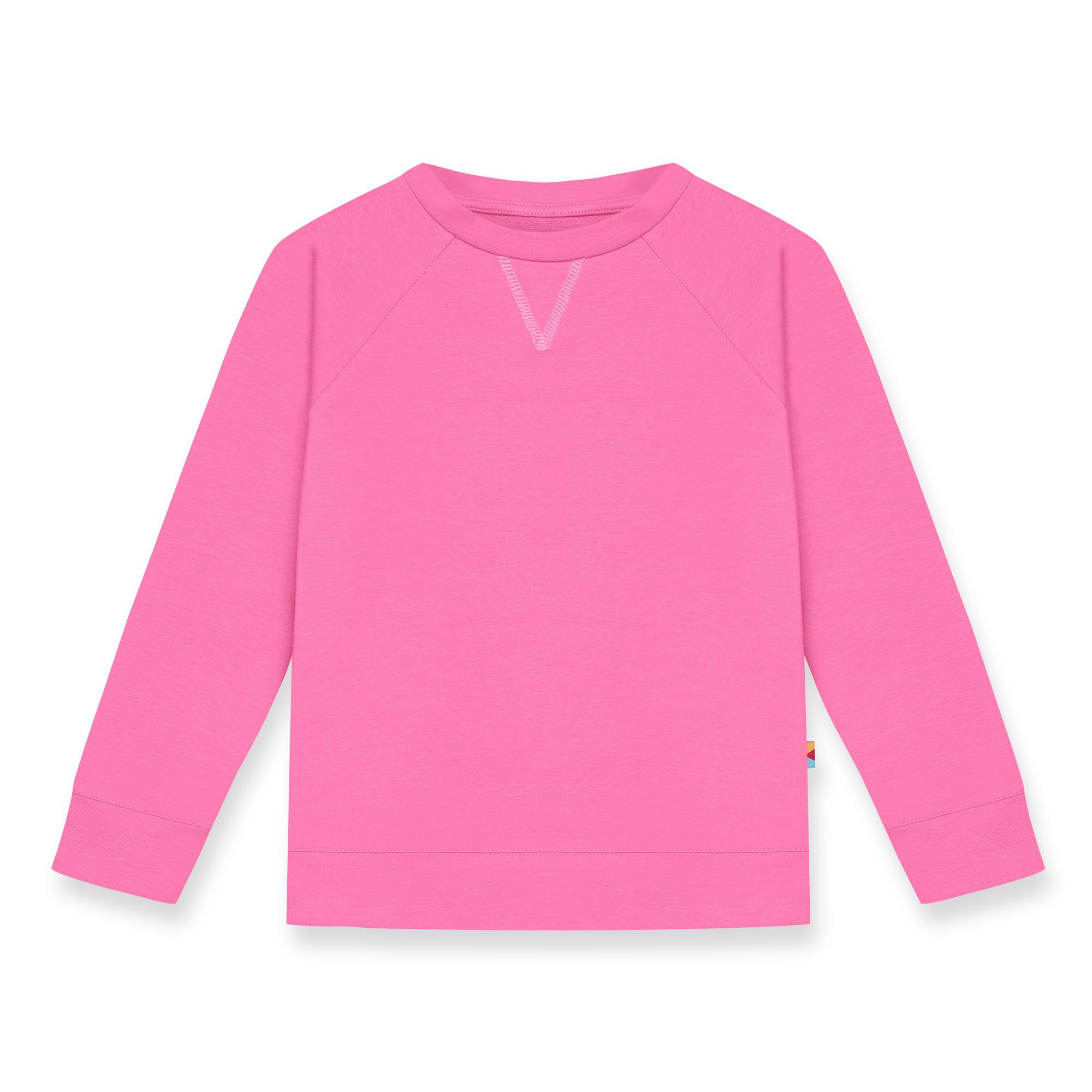 Pastel pink pullover sweatshirt