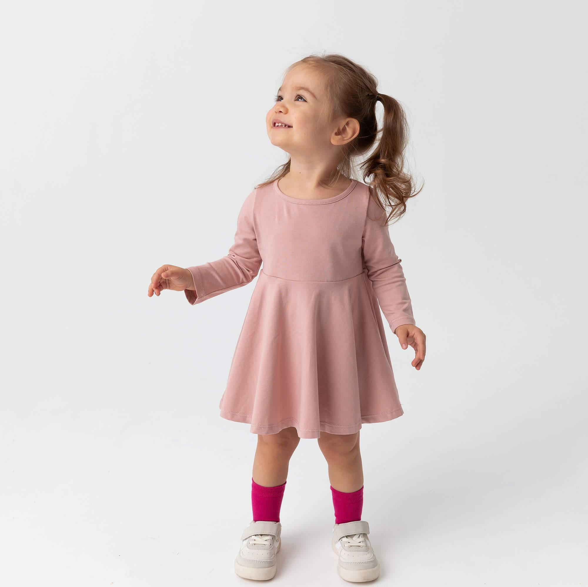 Pastel pink long sleeve dress Baby