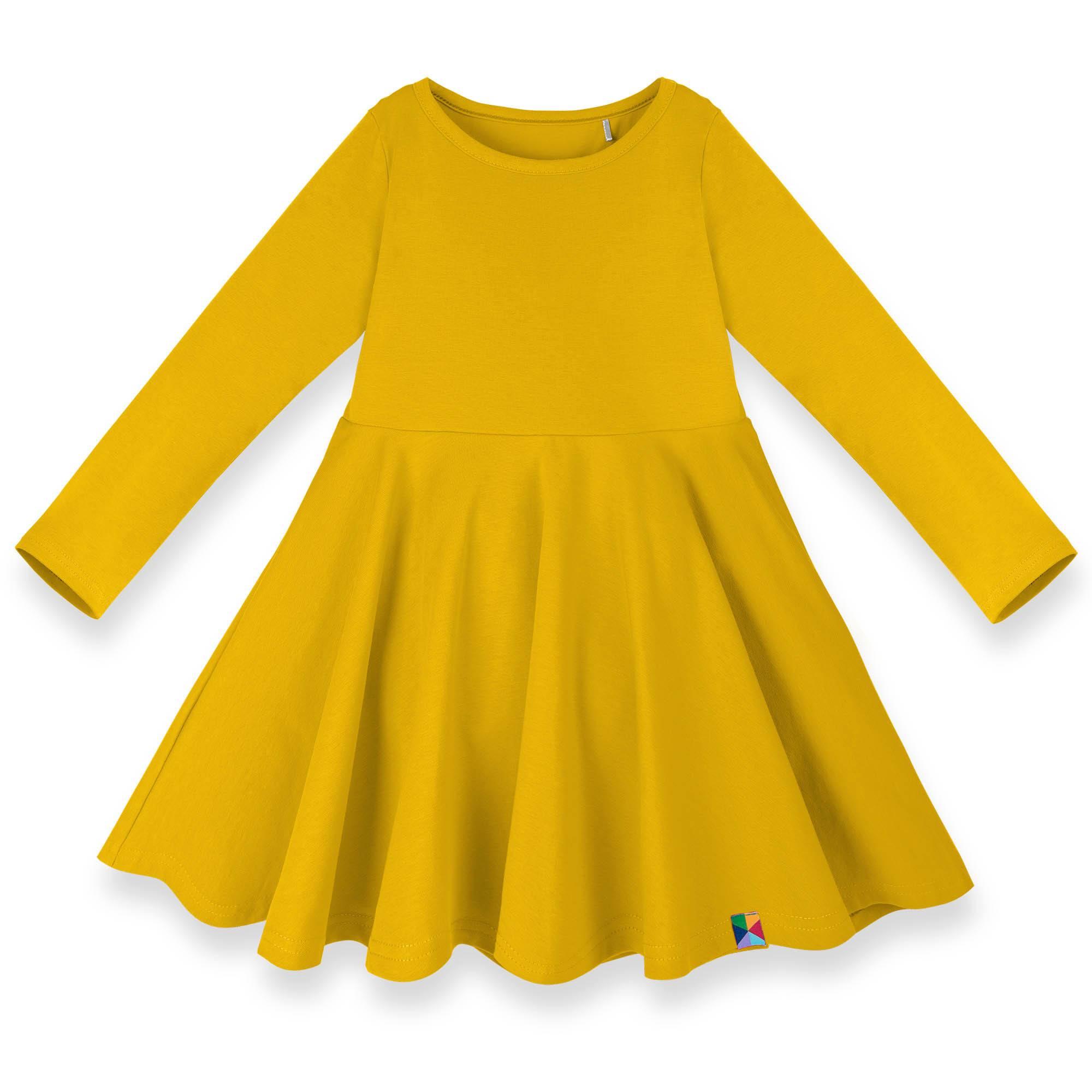 Mustard long sleeve dress Baby