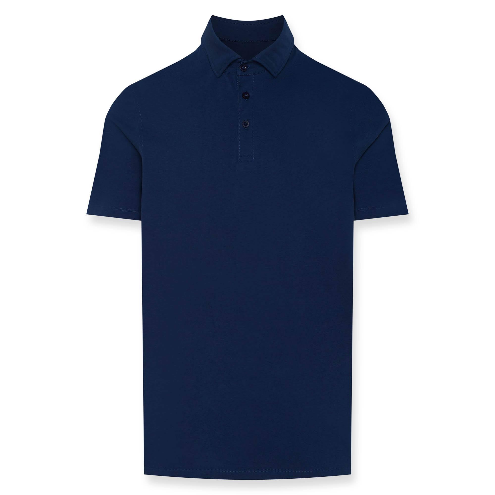 Navy blue polo shirt Men