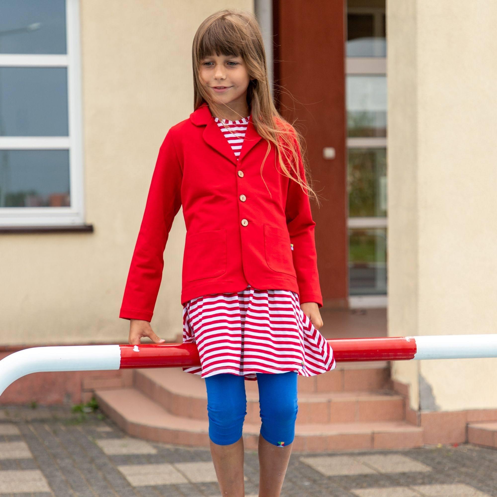 Red blazer jacket