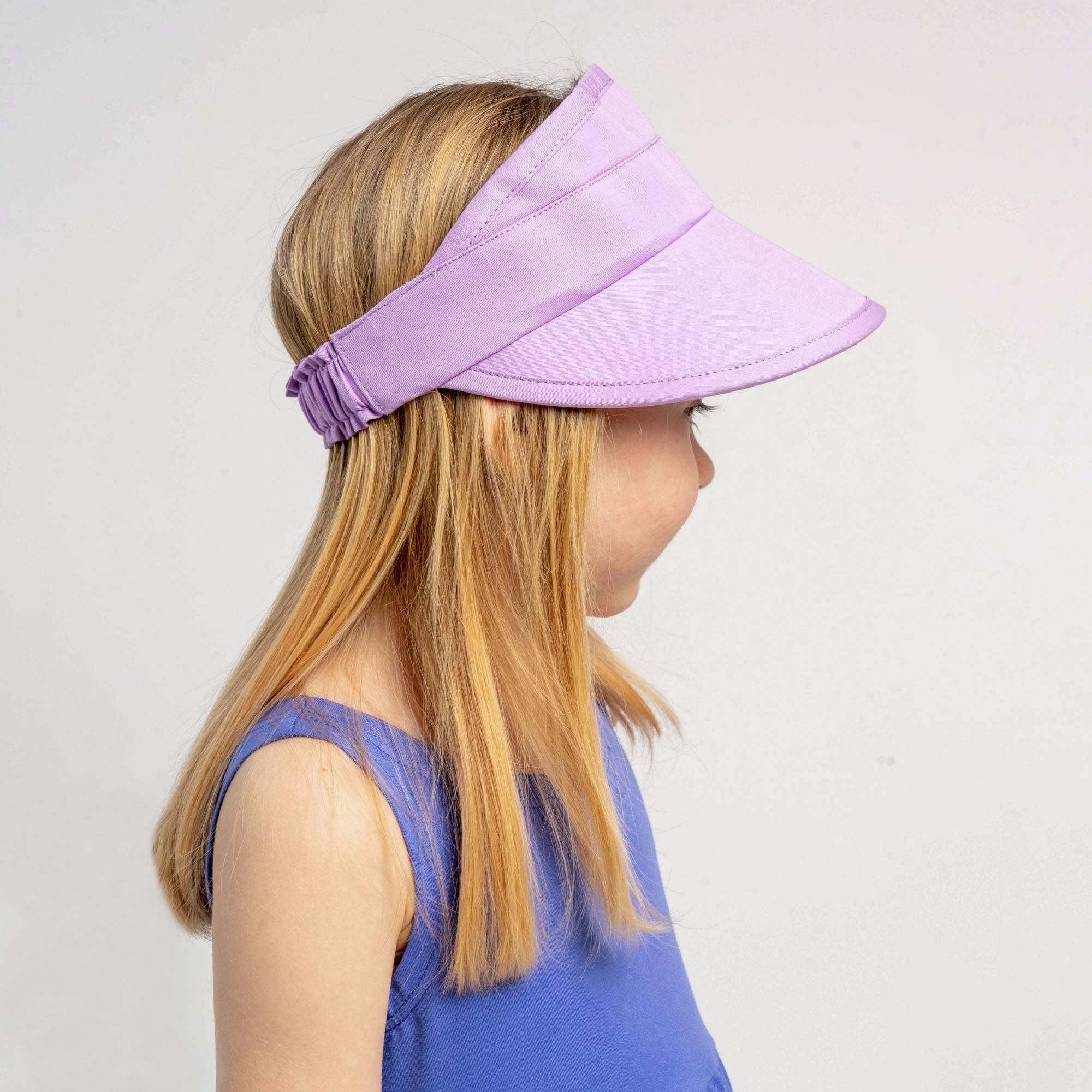 Light purple visor cap