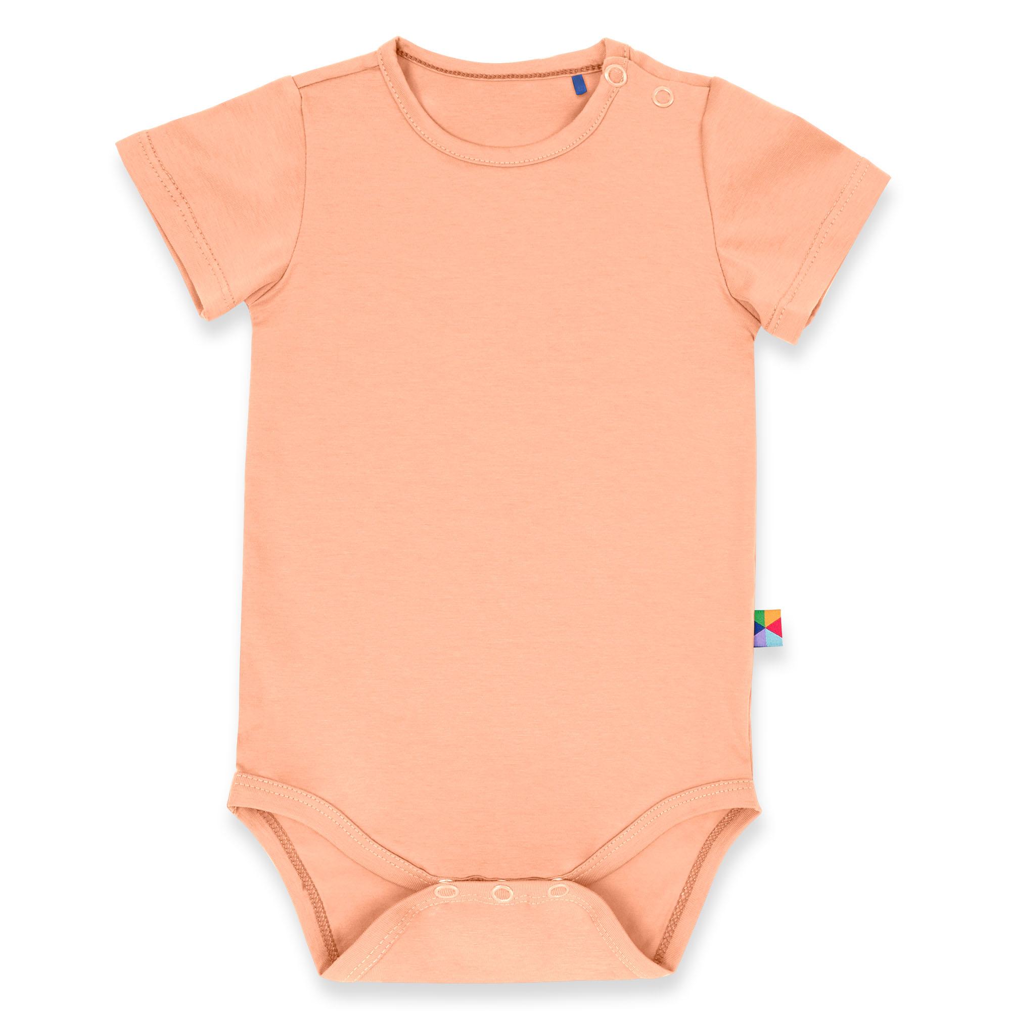 Apricot short sleeve bodysuit