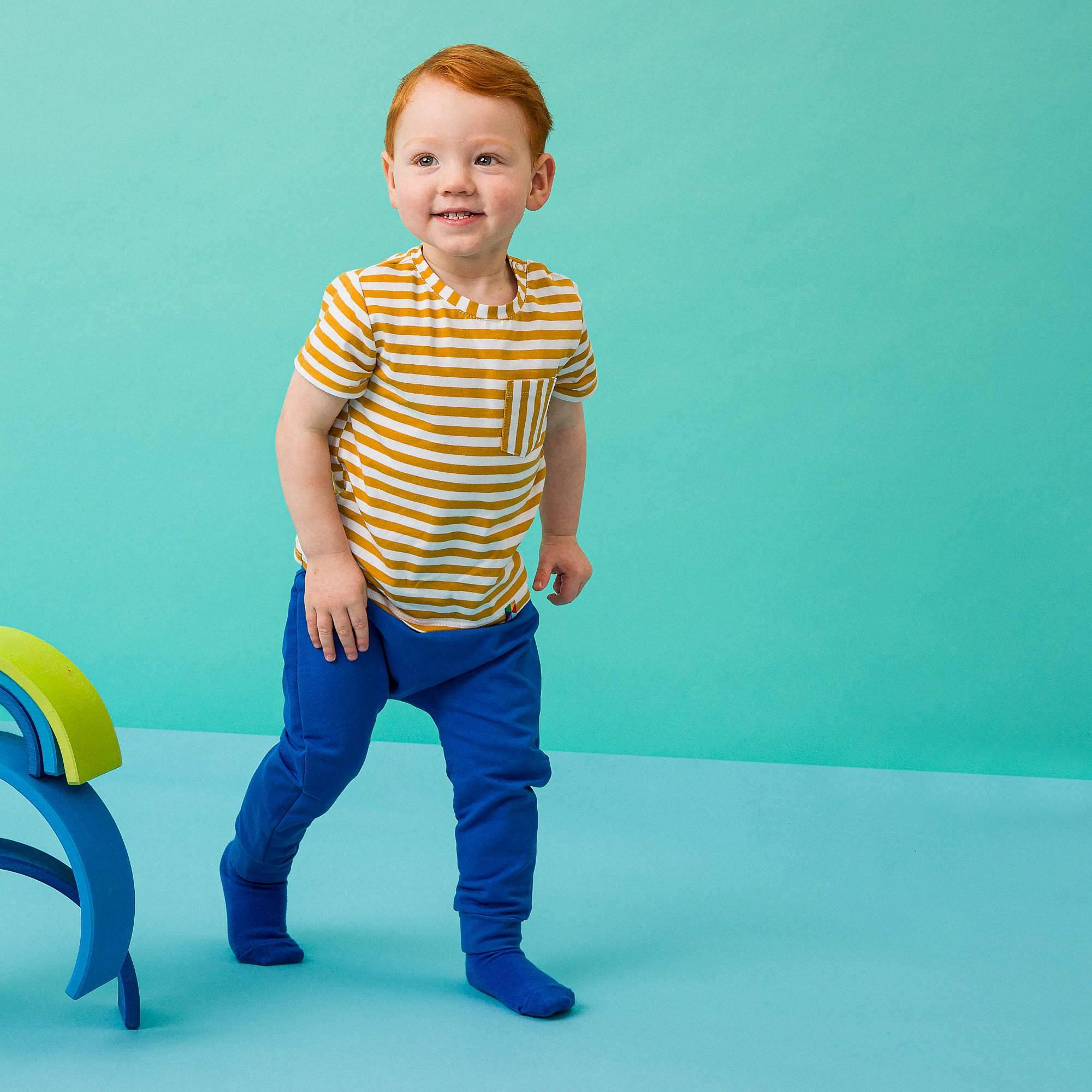 Mustard stripes T-shirt Baby