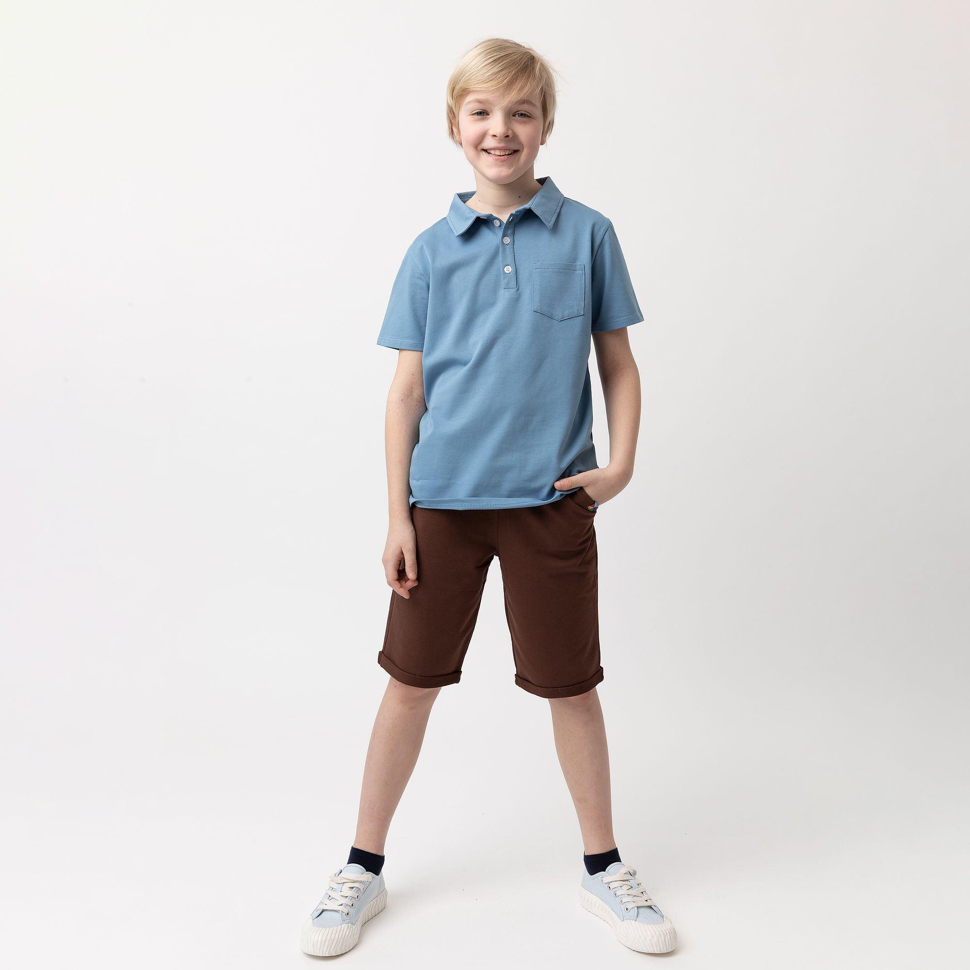 Sky blue polo shirt Junior