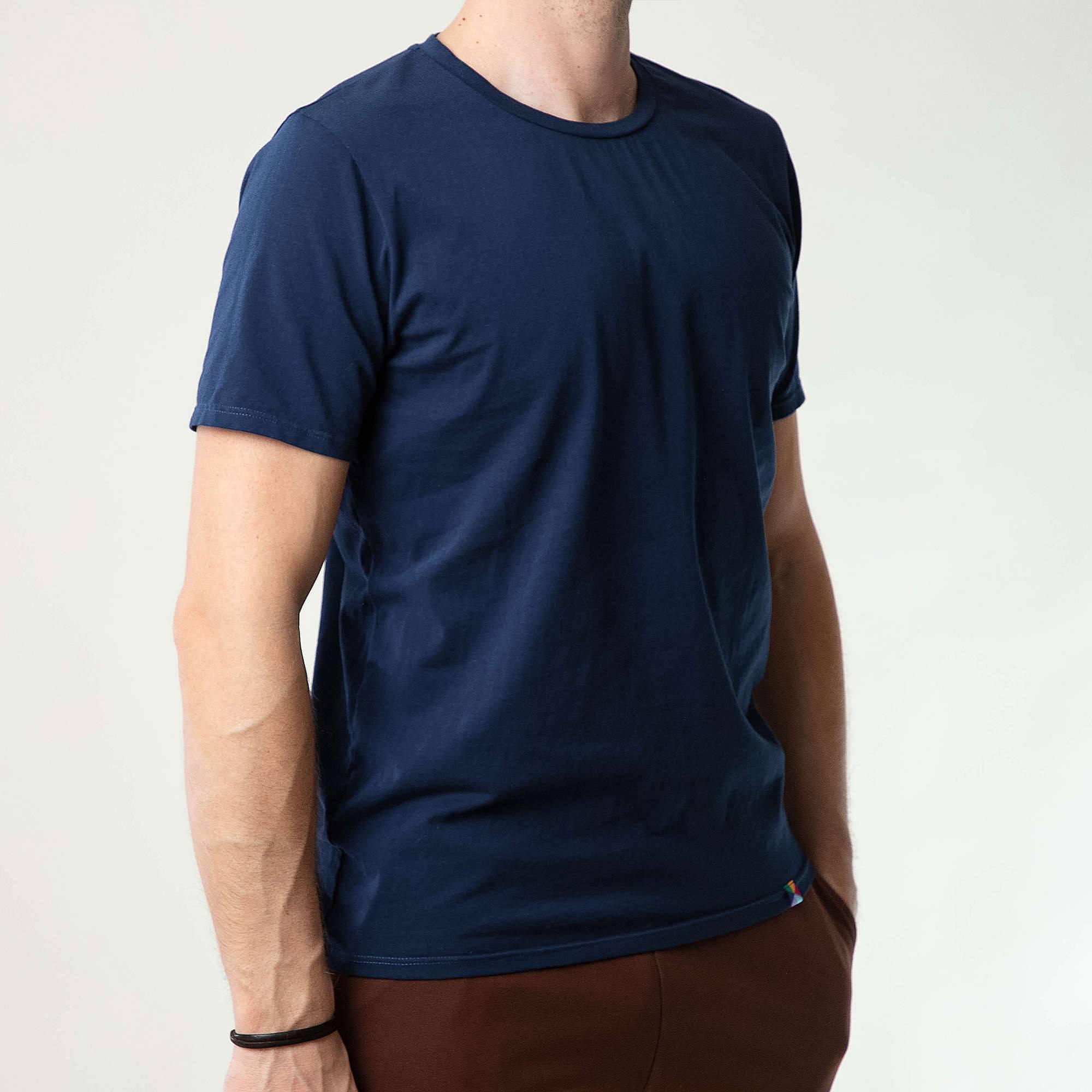 Navy blue T-shirt Men