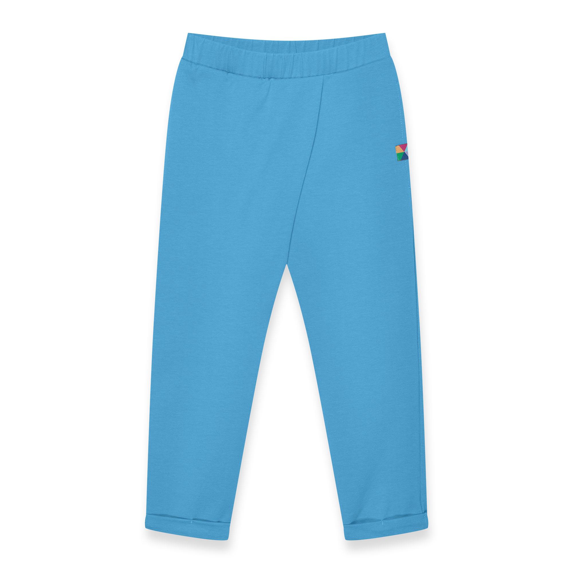 Pastel blue pants with a pleat