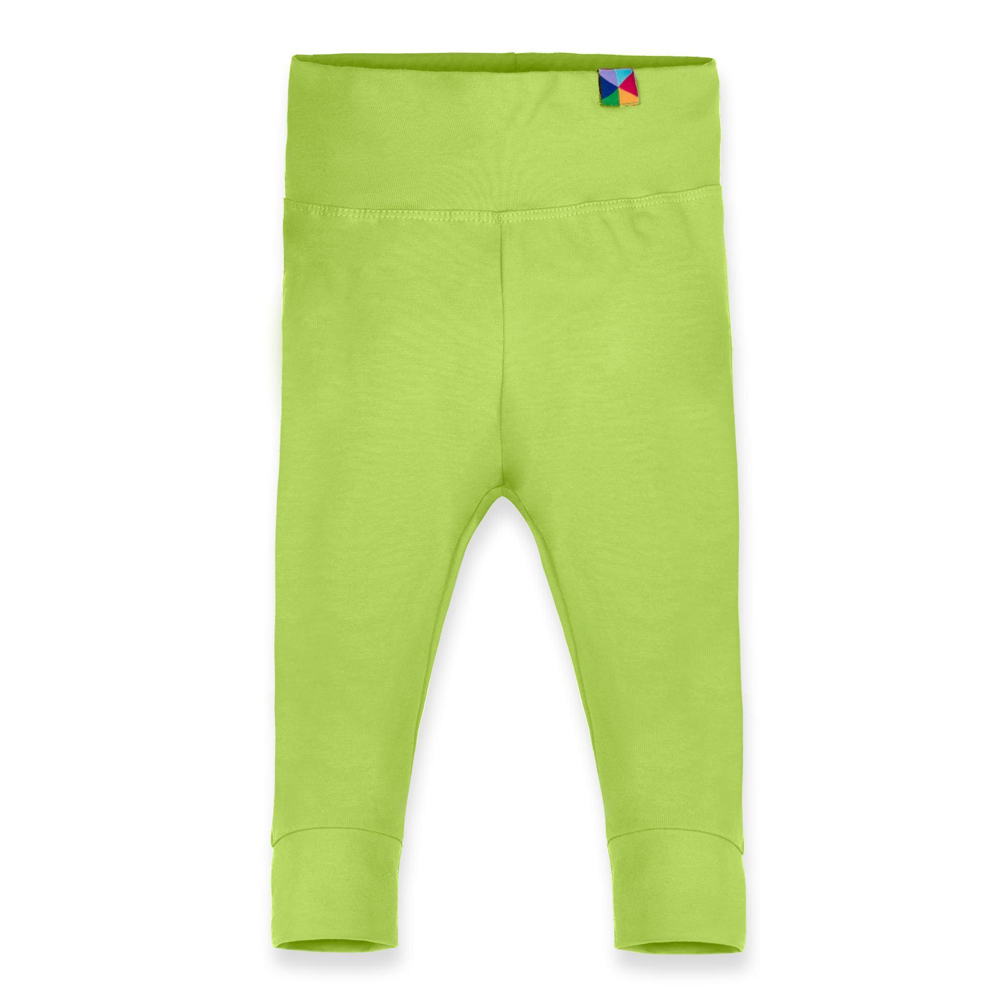 Lime green jersey pants