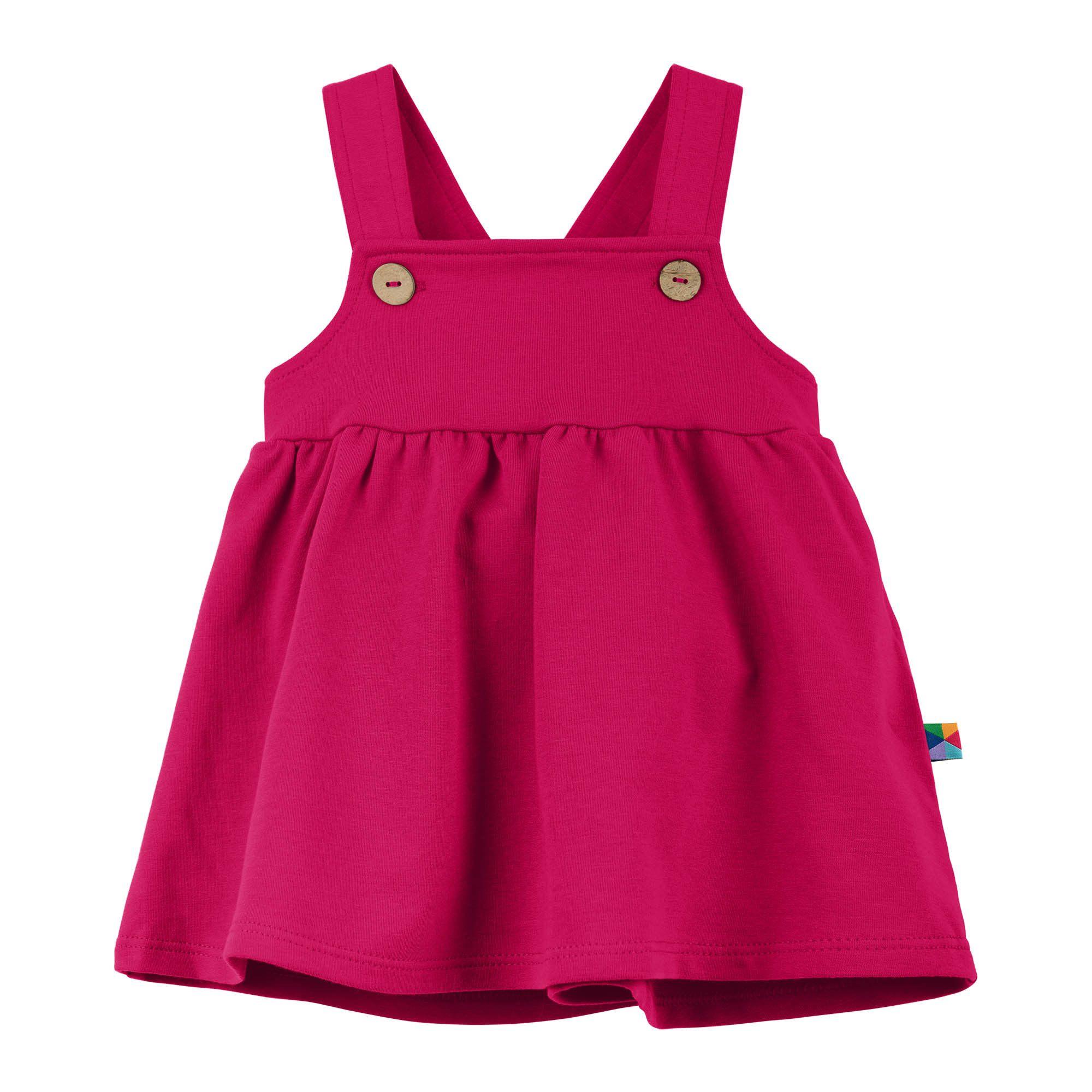 Pink dungaree dress