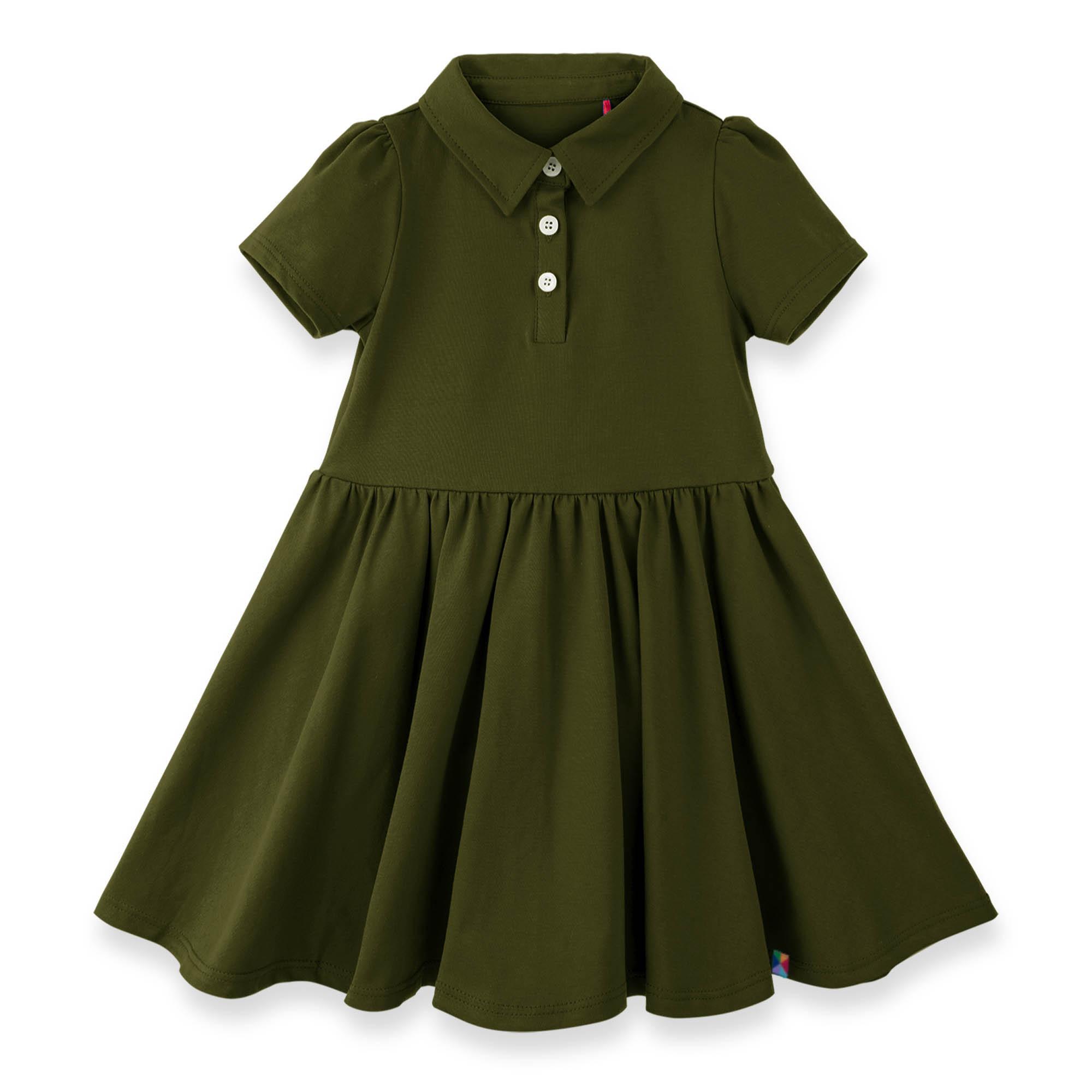 Khaki polo dress