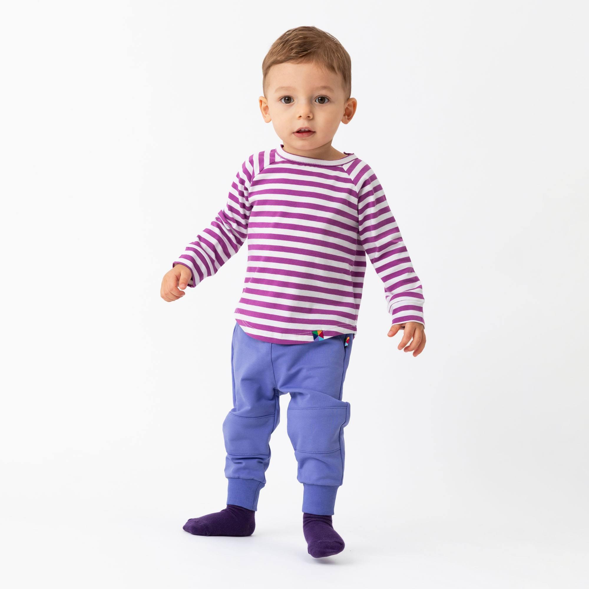 Violet stripes longe sleeve shirt Baby