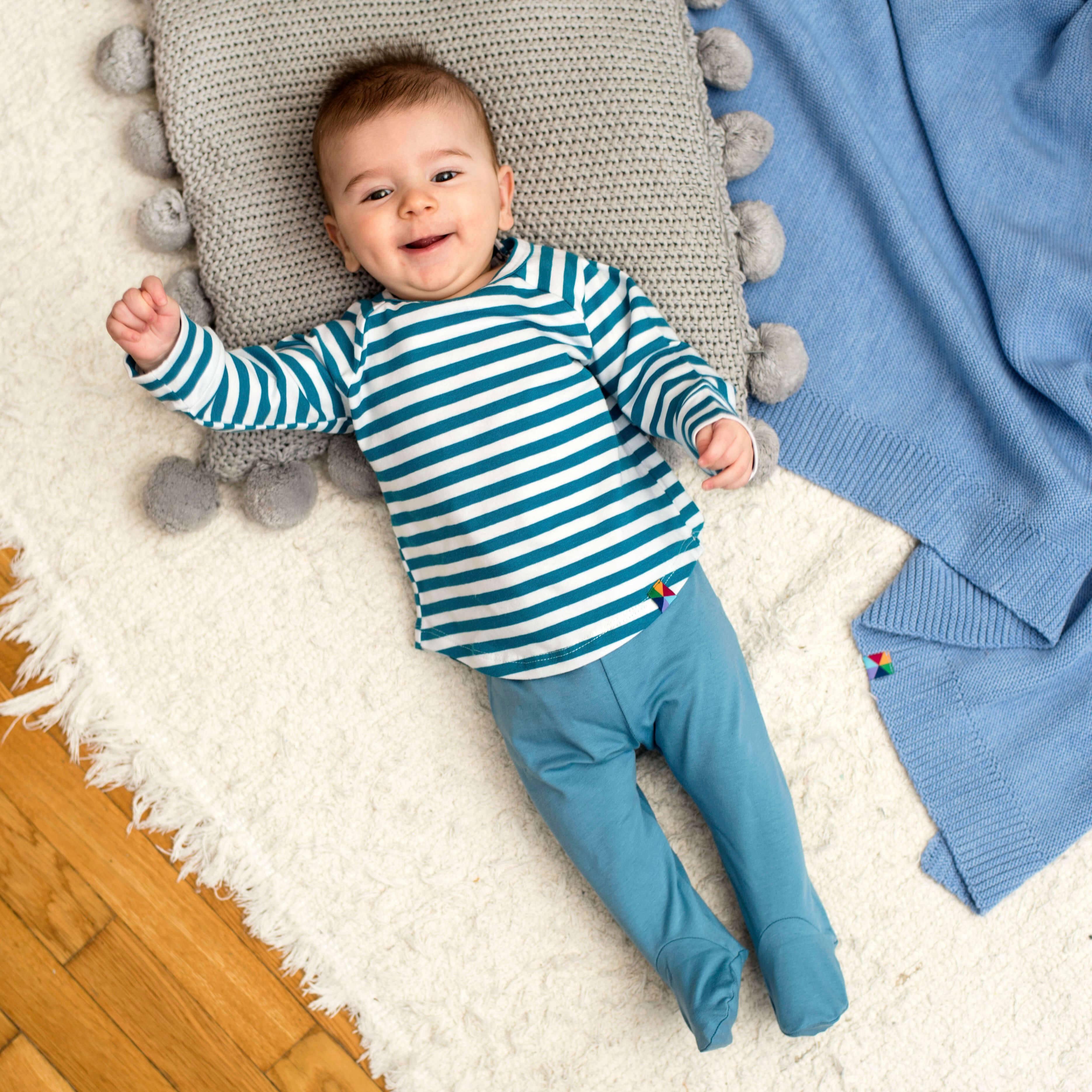 Sky blue jersey pants