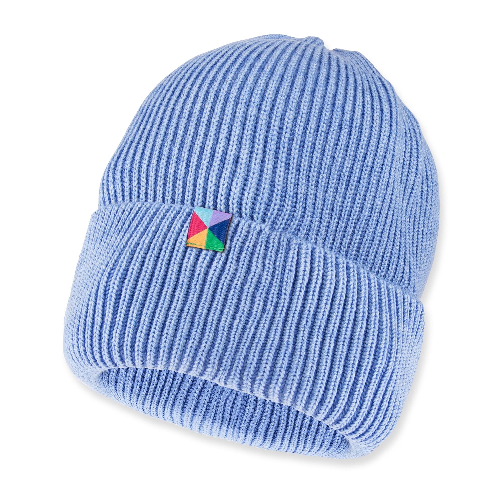 Sky blue merino wool hat kids