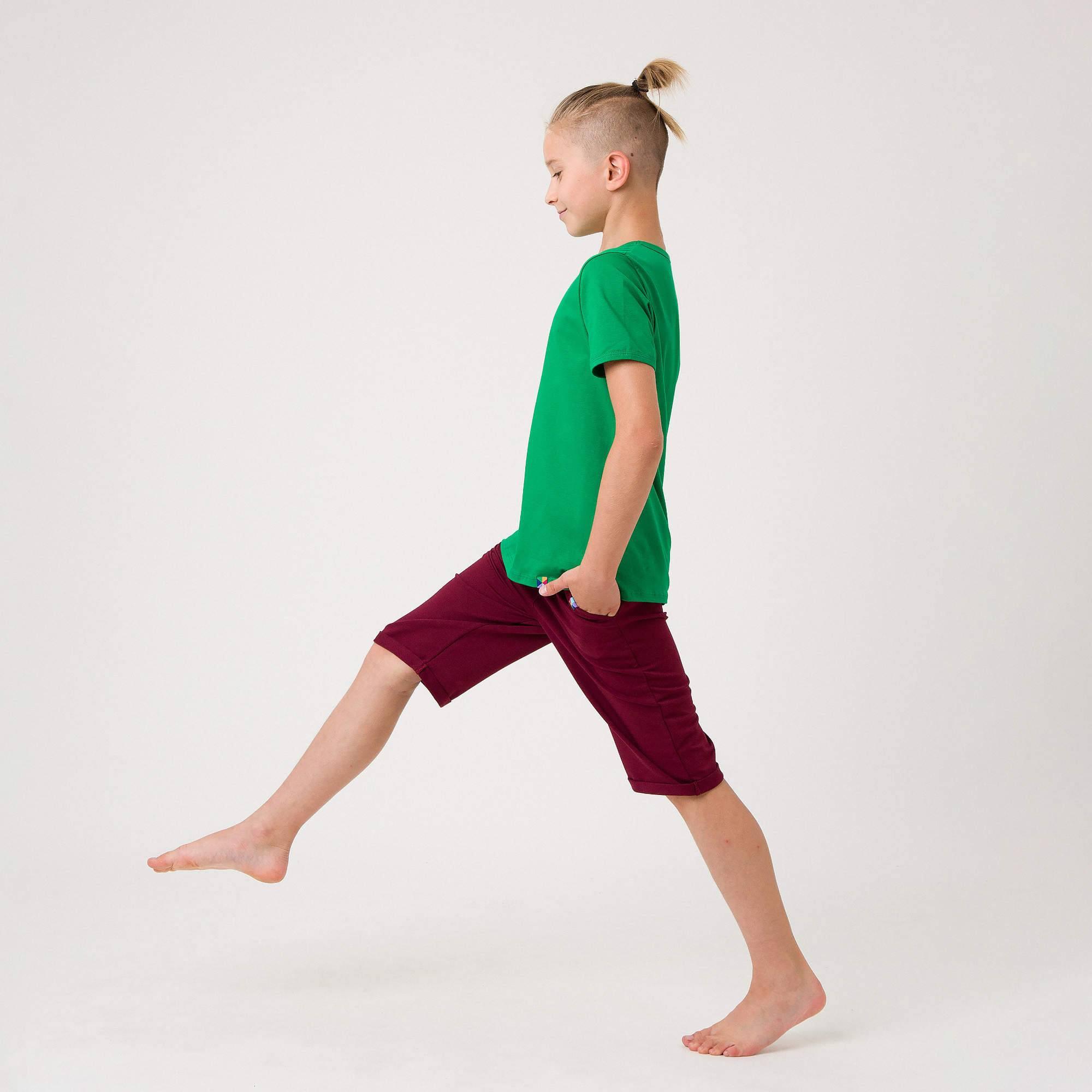 Burgundy shorts Junior