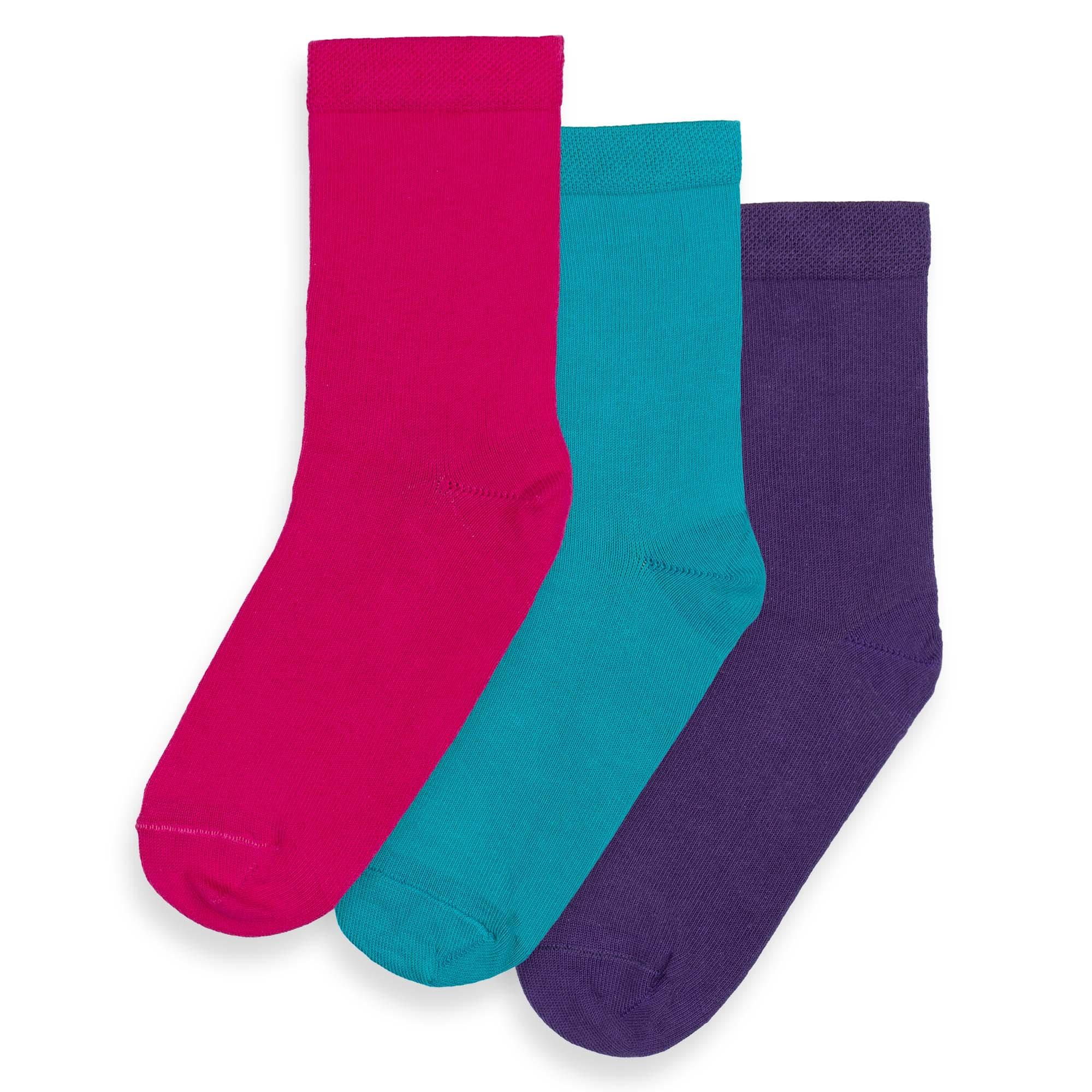 Pink 3-pack socks set kids