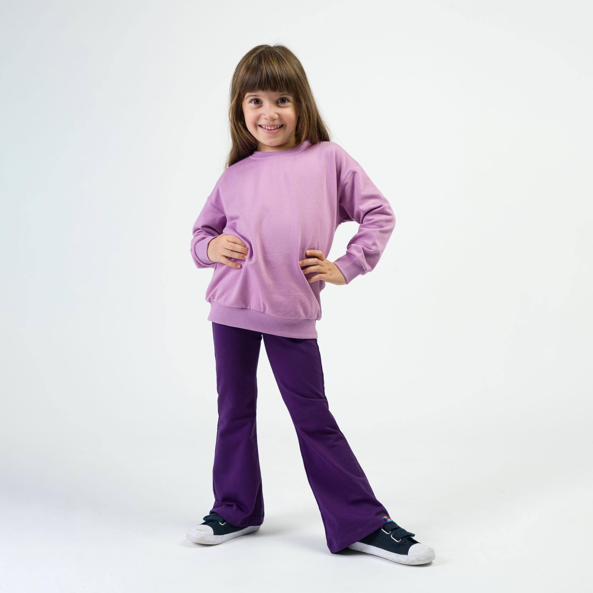 Violet flared pants