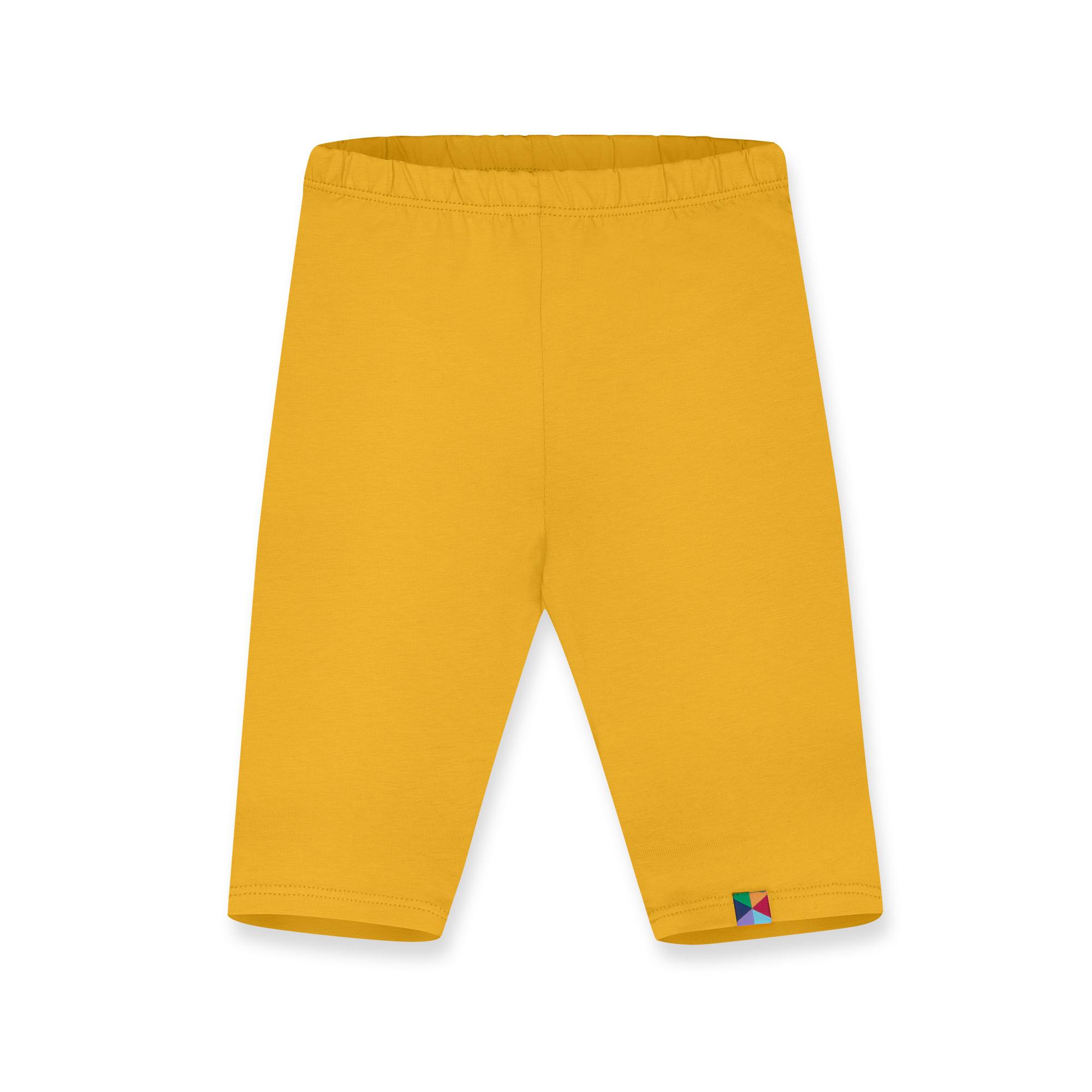 Mustard biker shorts