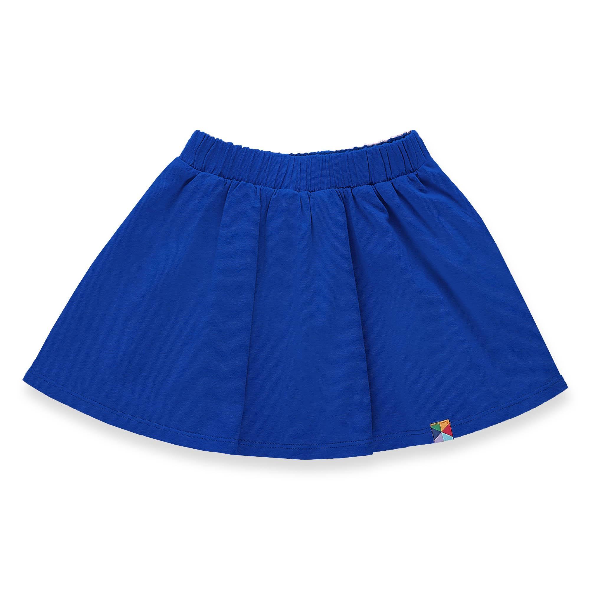 Caramel - blue reversible skirt