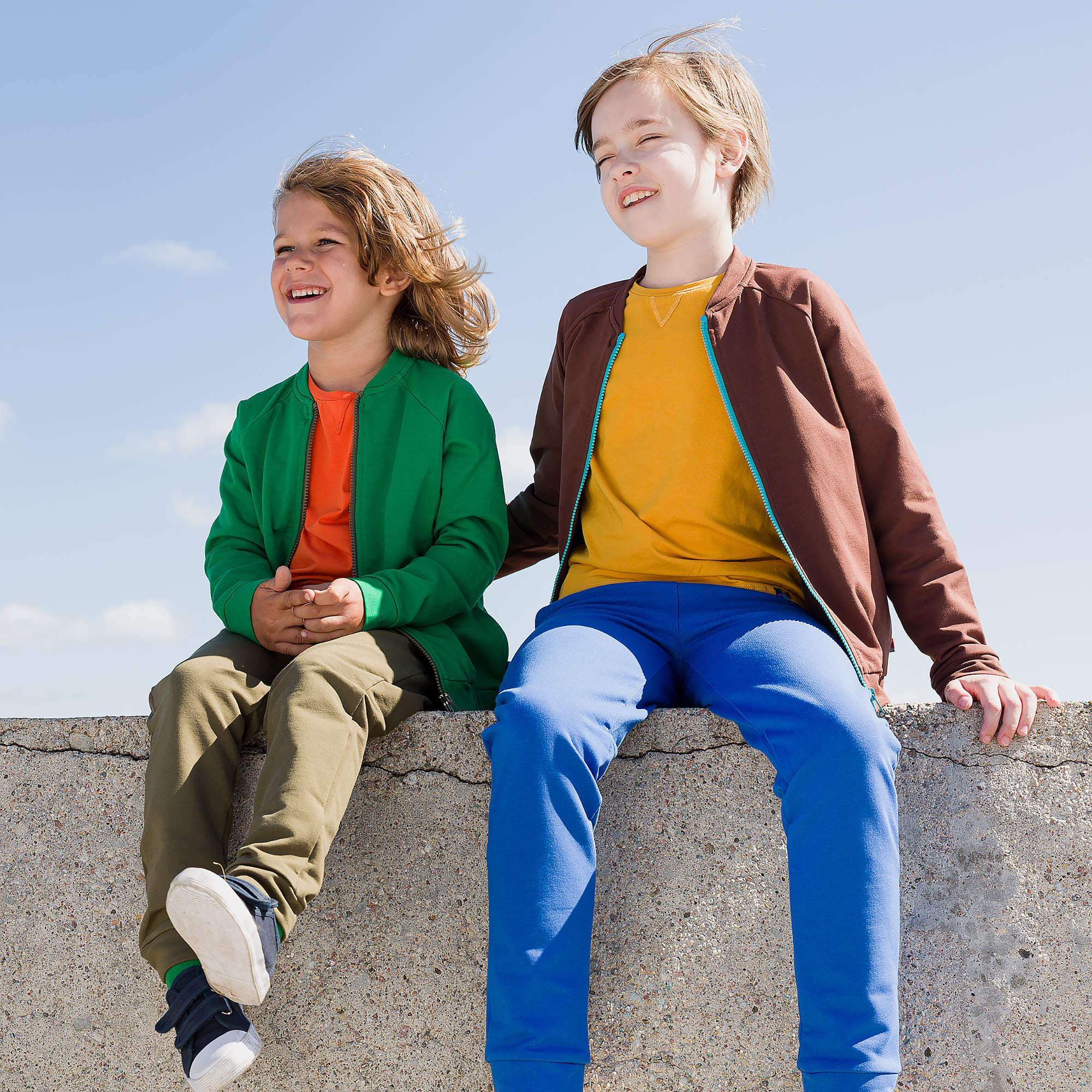 Green zip-up sweatshirt