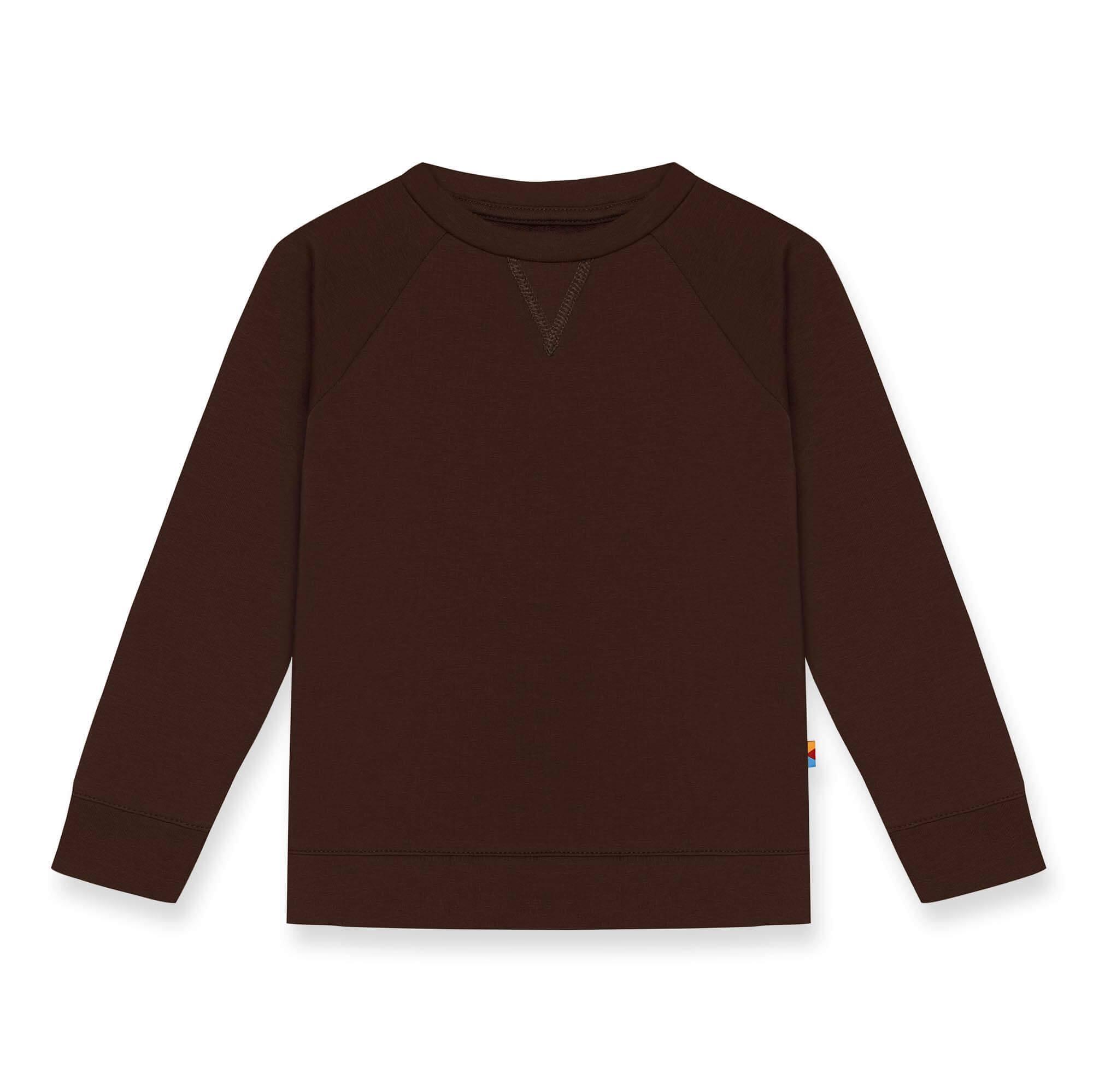 Brown pullover sweatshirt