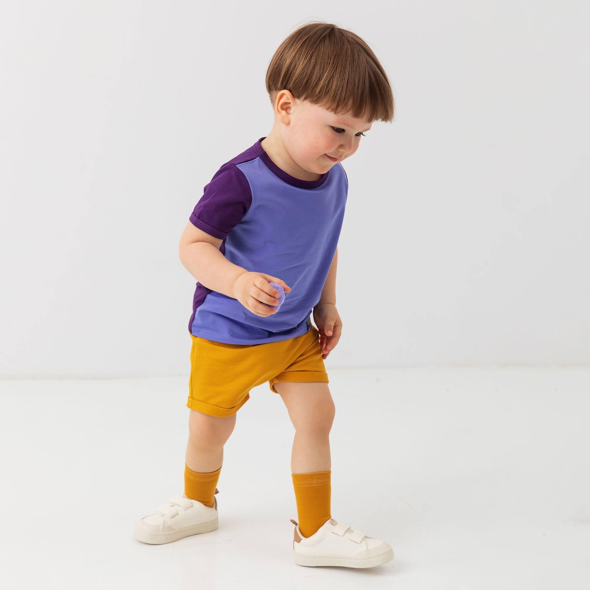 Very peri - violet two-tone shirt Baby