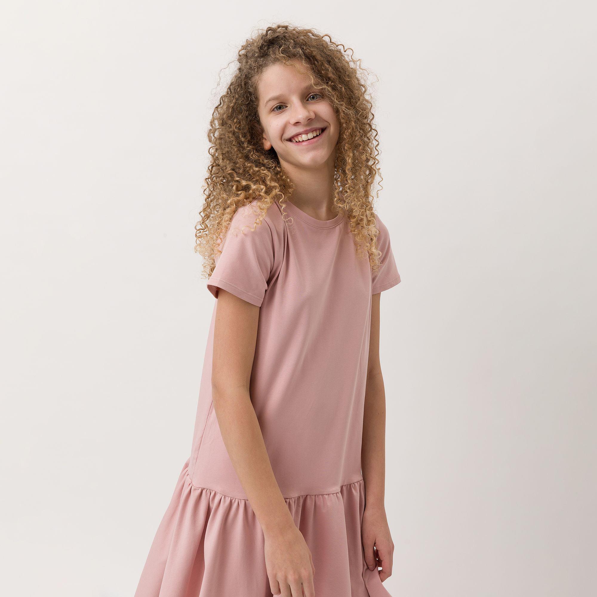 Pastel pink frill dress Junior