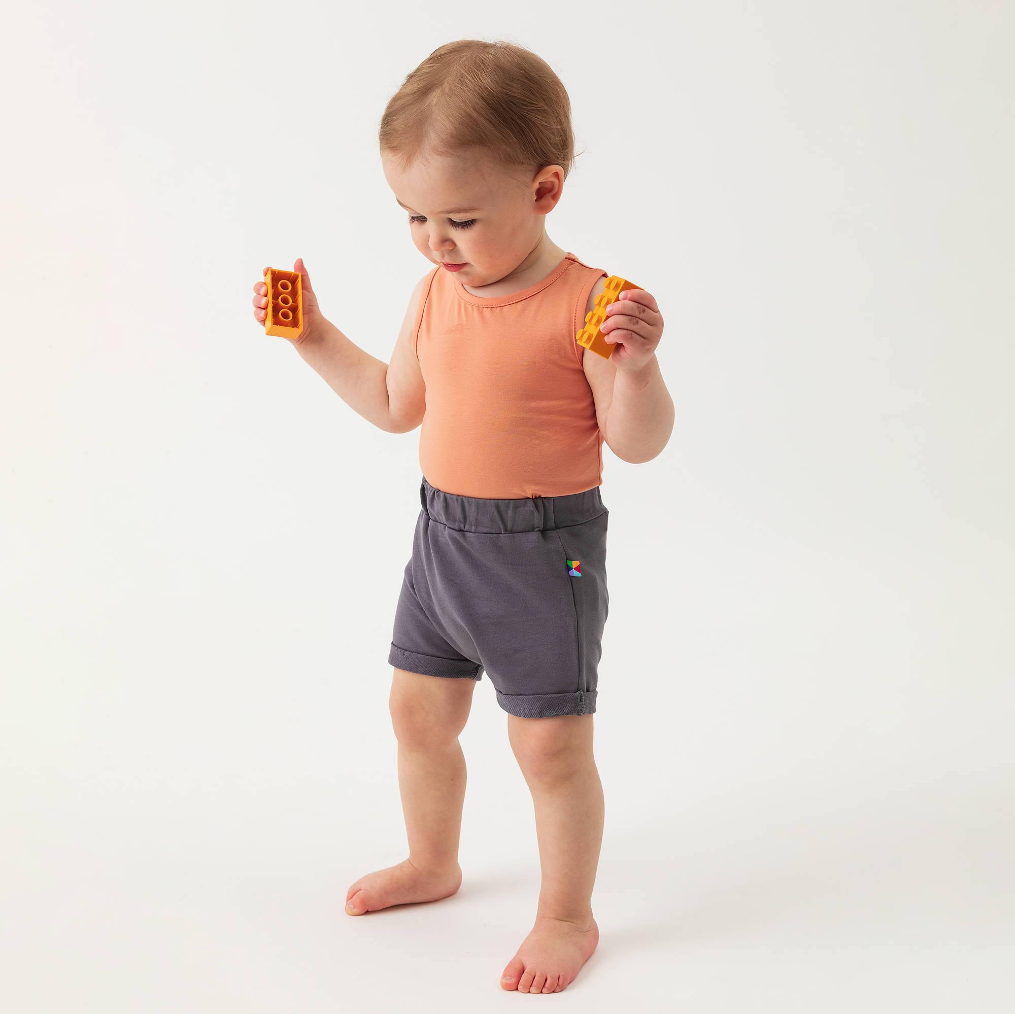 Apricot sleveless bodysuit