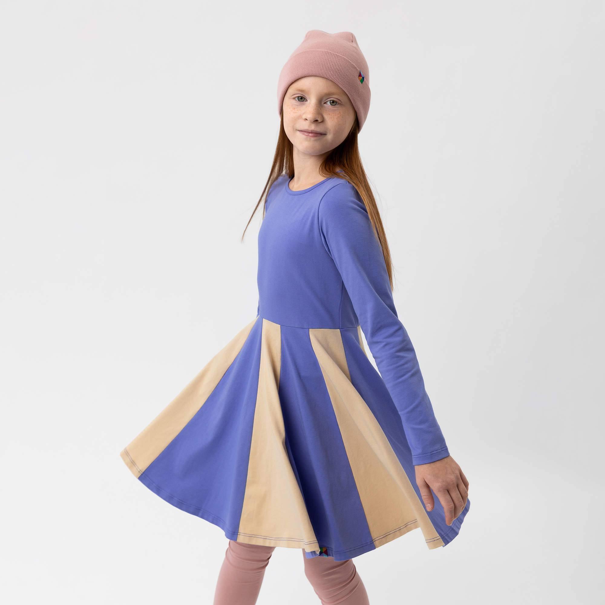 Pastel pink fine knit merino wool cap kids