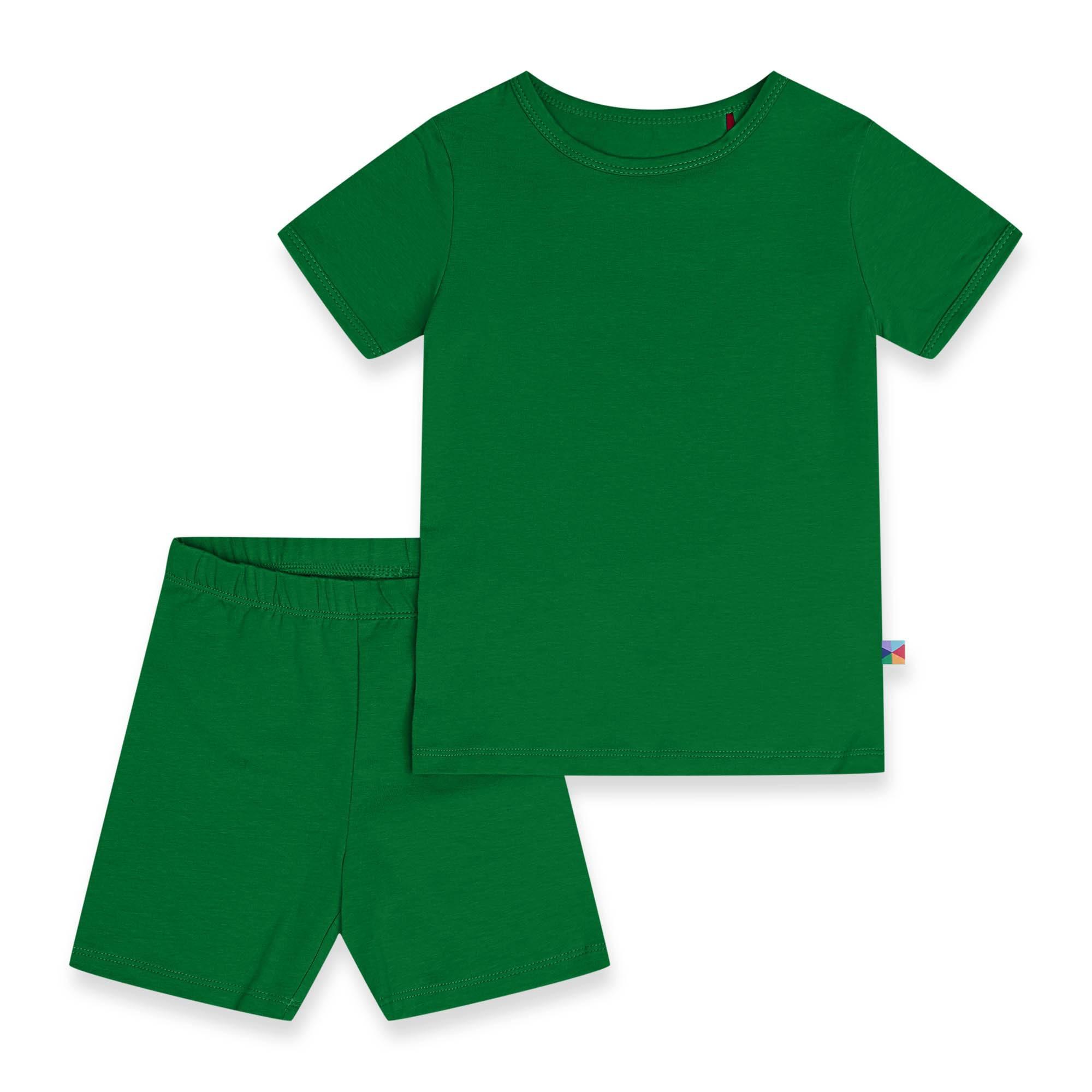 Green short sleeve pyjamas Junior