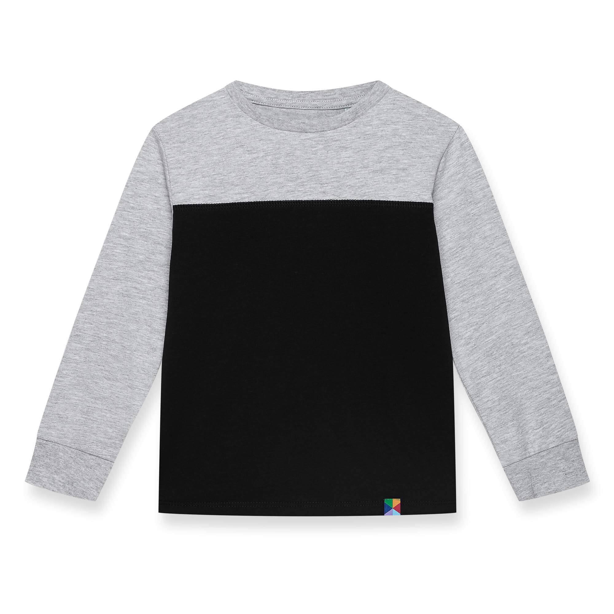 Grey - black two-colour shirt