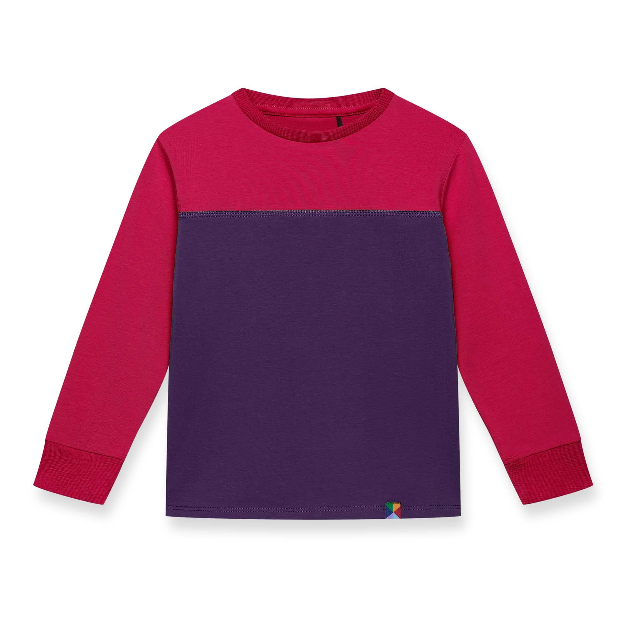 Pink - violet two-colour shirt