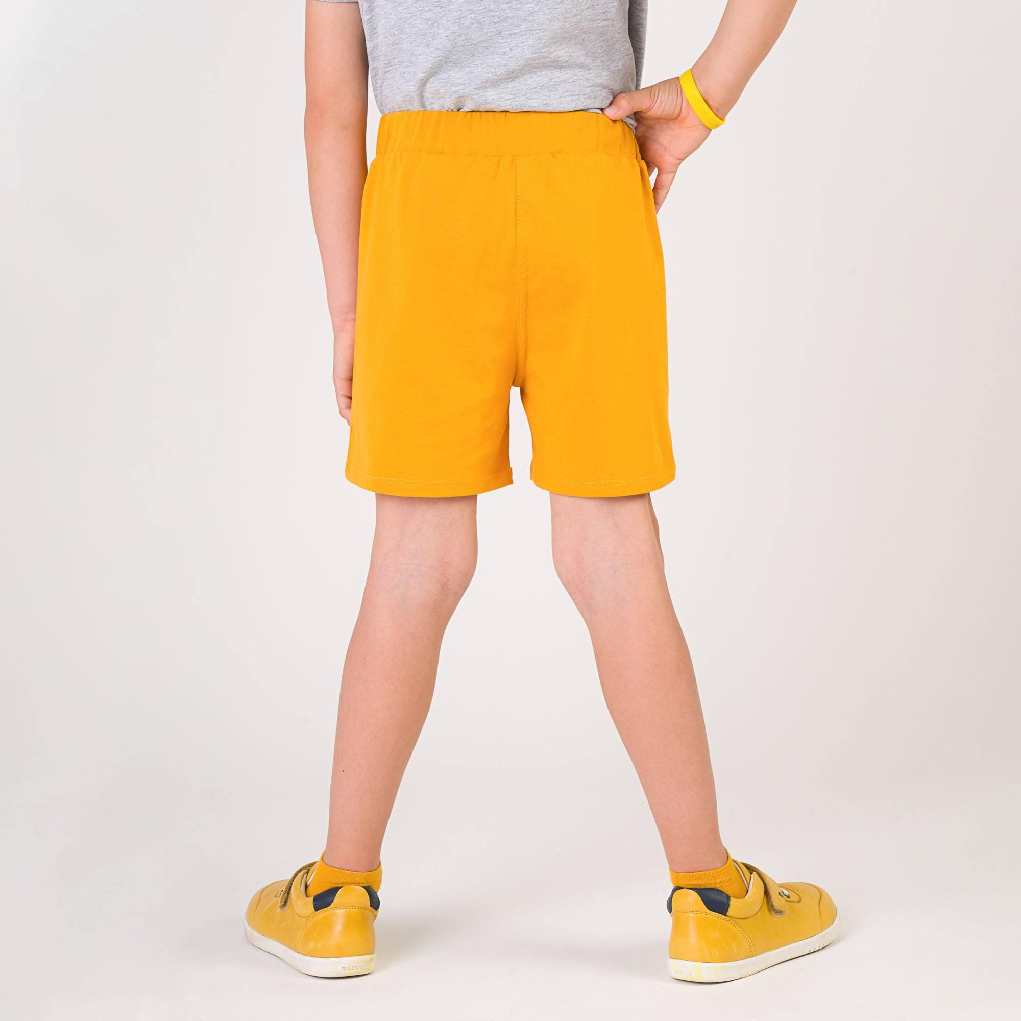 Mustard sweat shorts