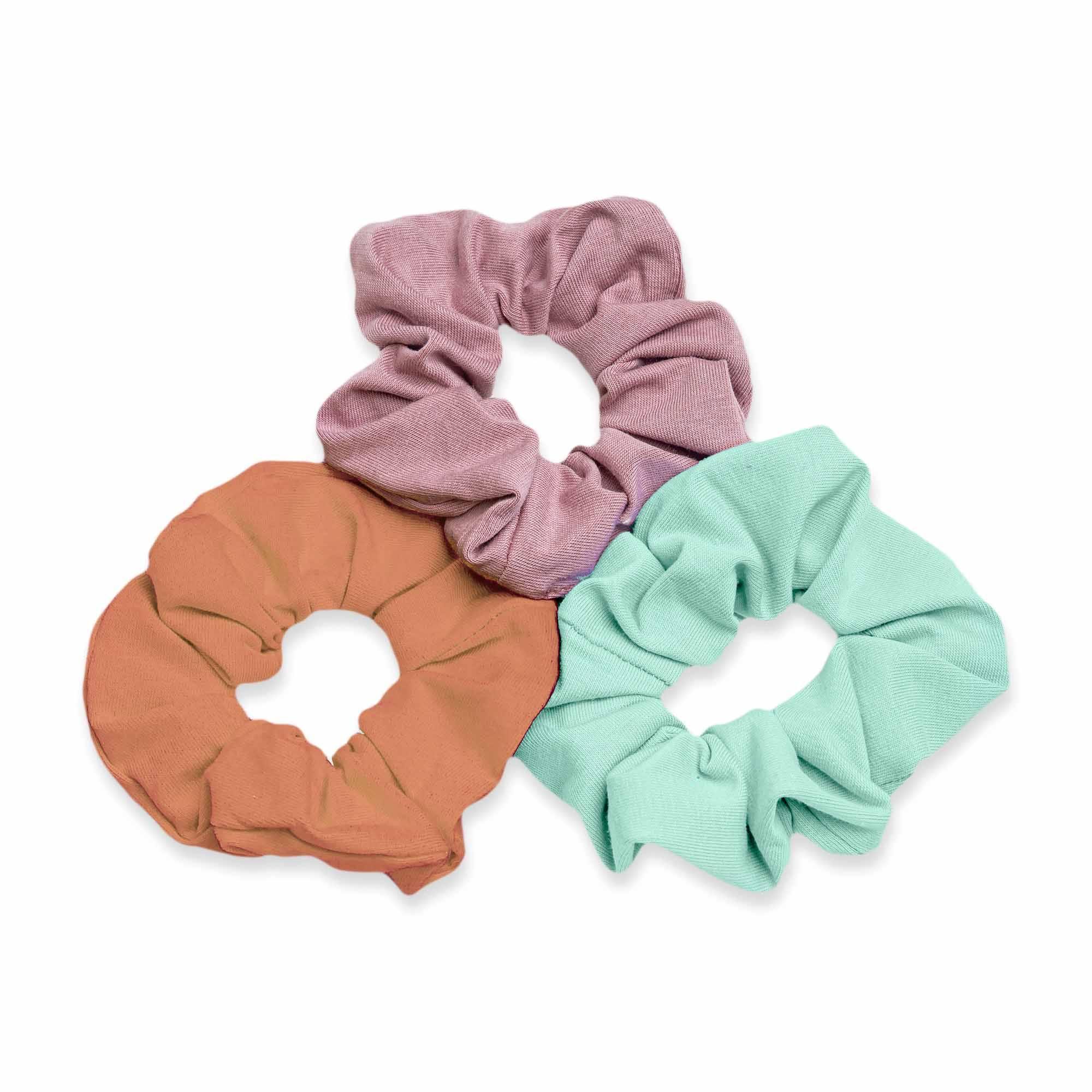 Mint scrunchie set