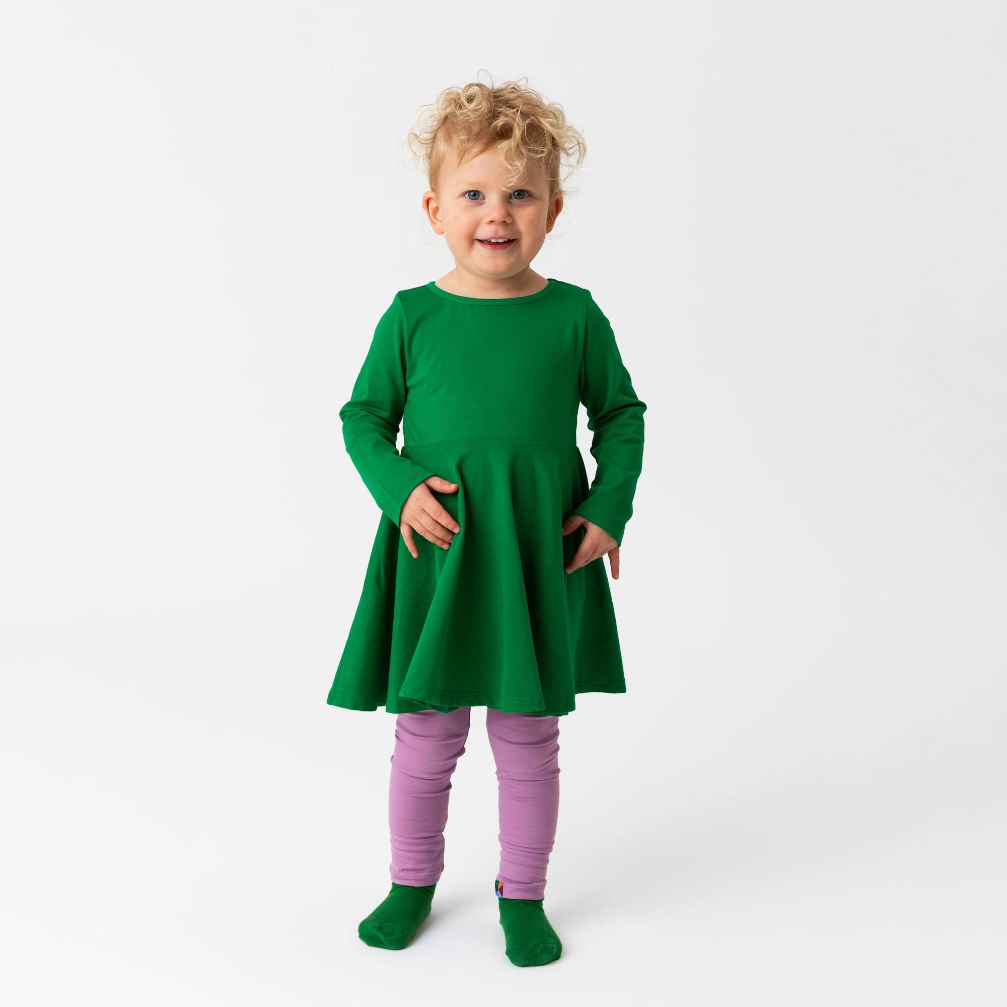 Green long sleeve dress Baby