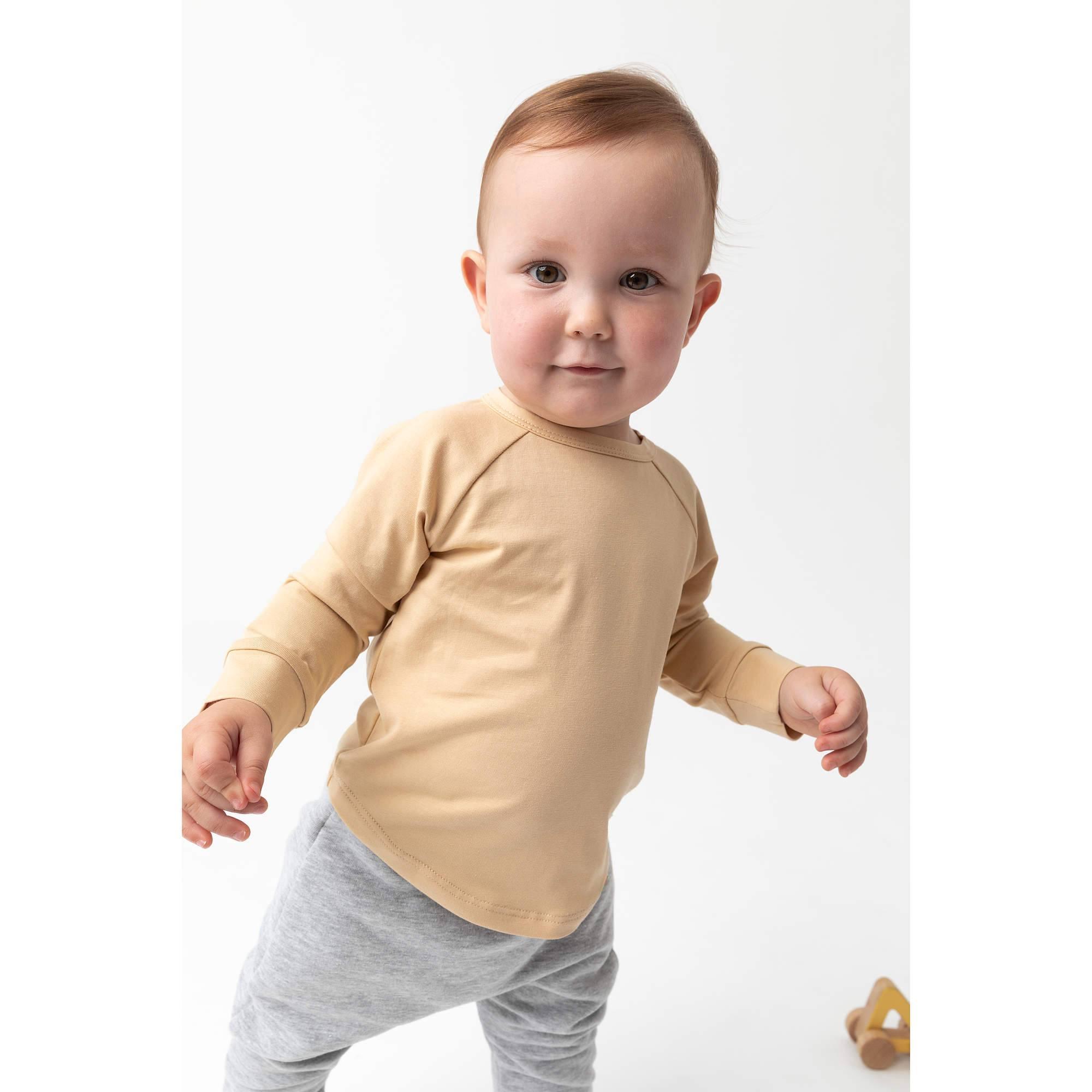 Beige longe sleeve shirt Baby