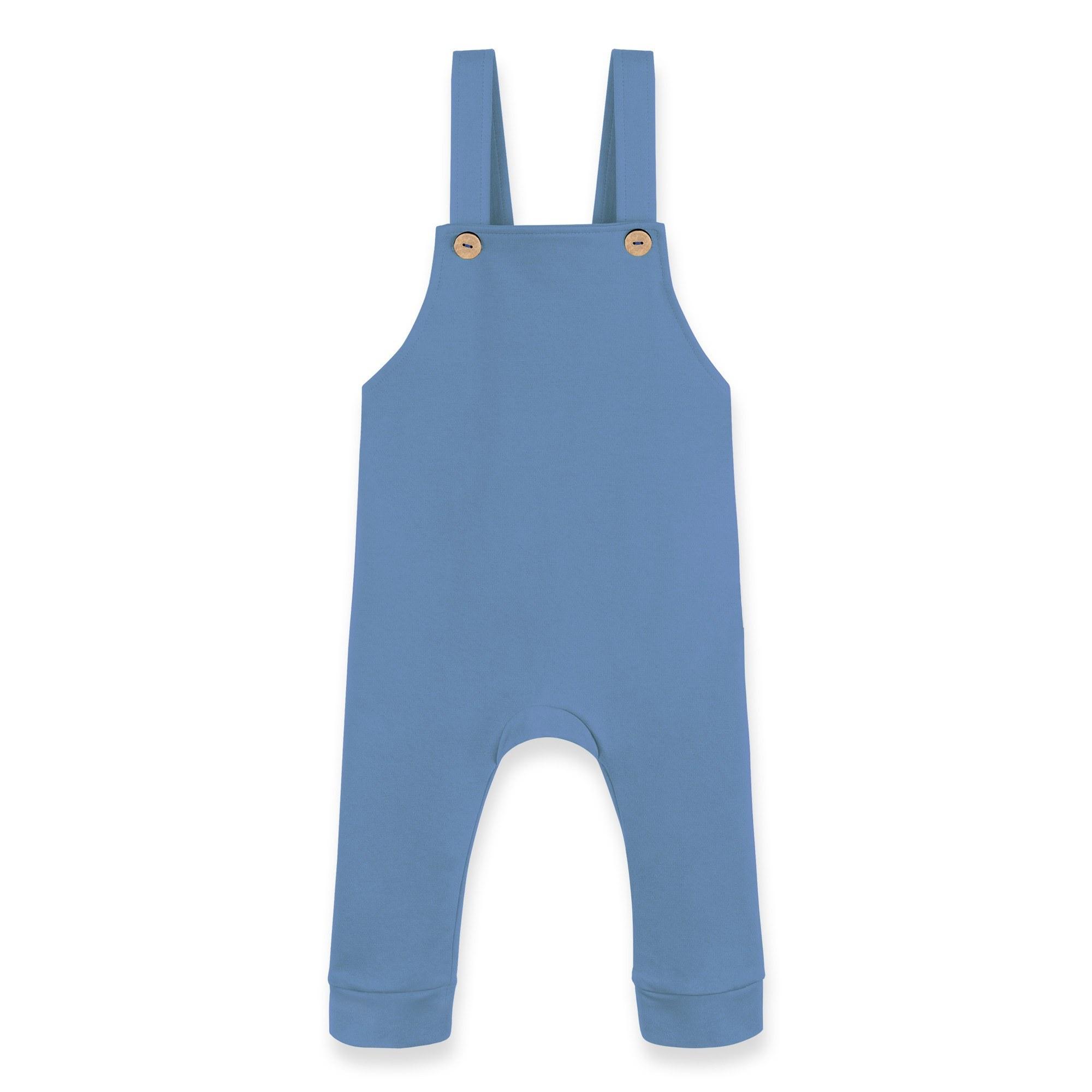 Sky blue dungarees