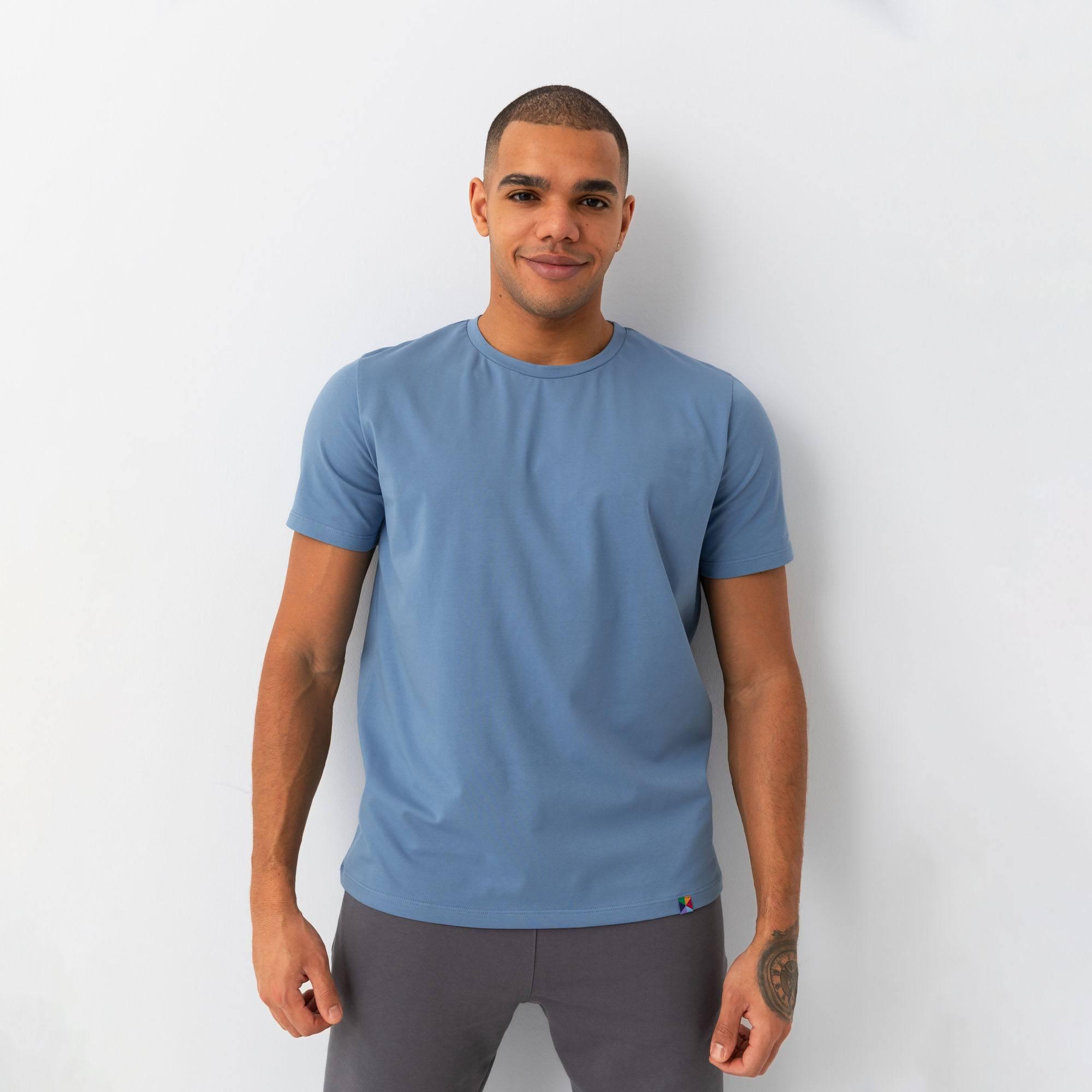 Sky blue T-shirt Men