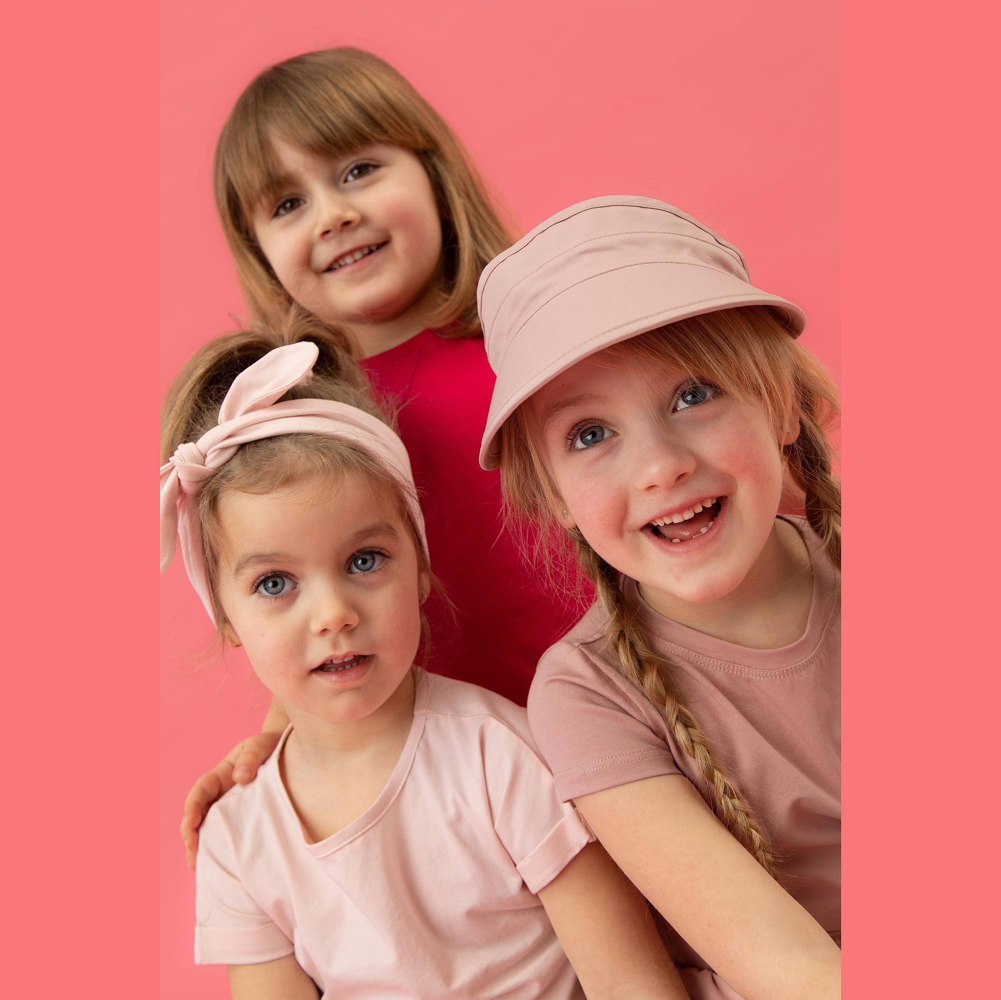 Pastel pink visor cap