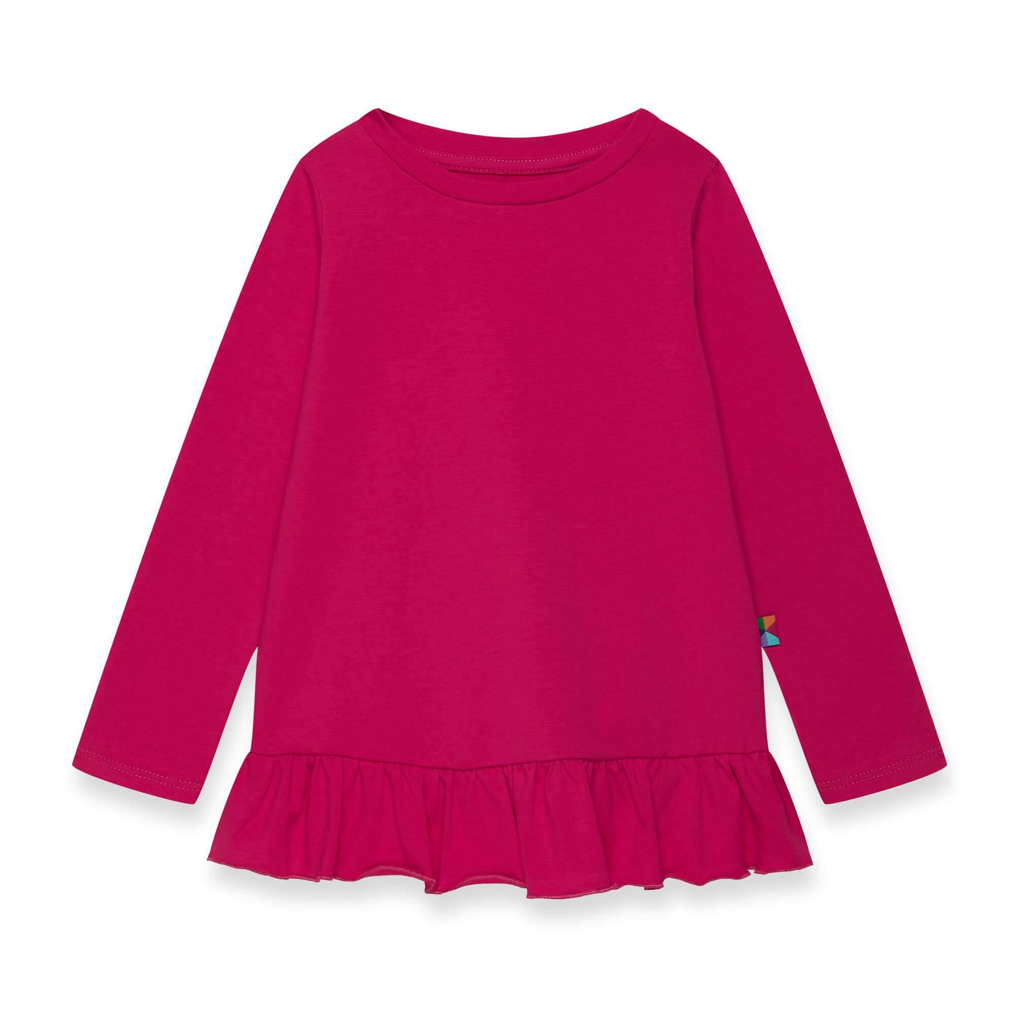 Pink frill blouse