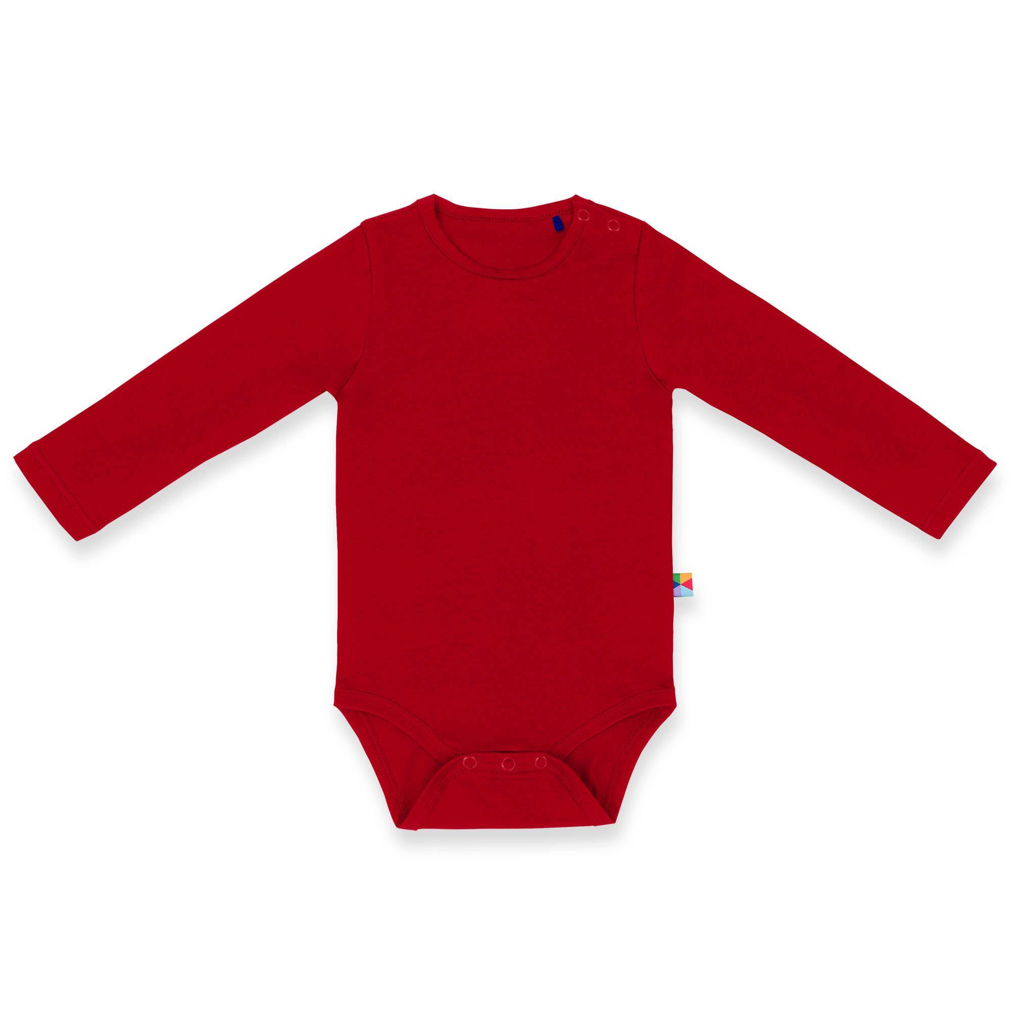 Red long sleeve bodysuit