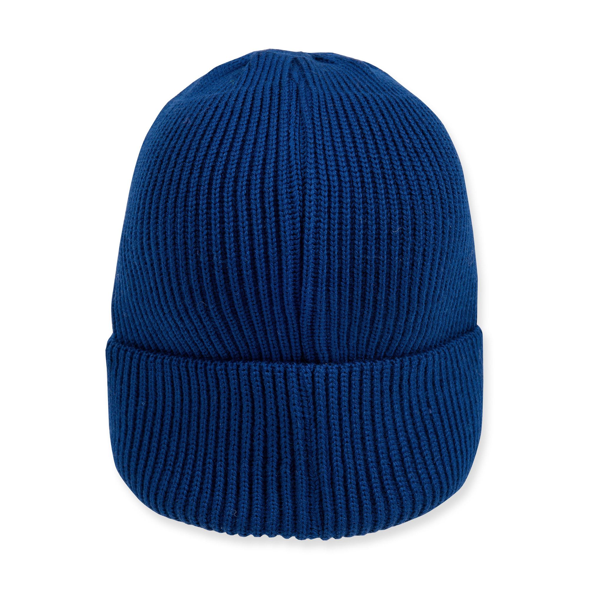 Navy blue merino wool hat kids