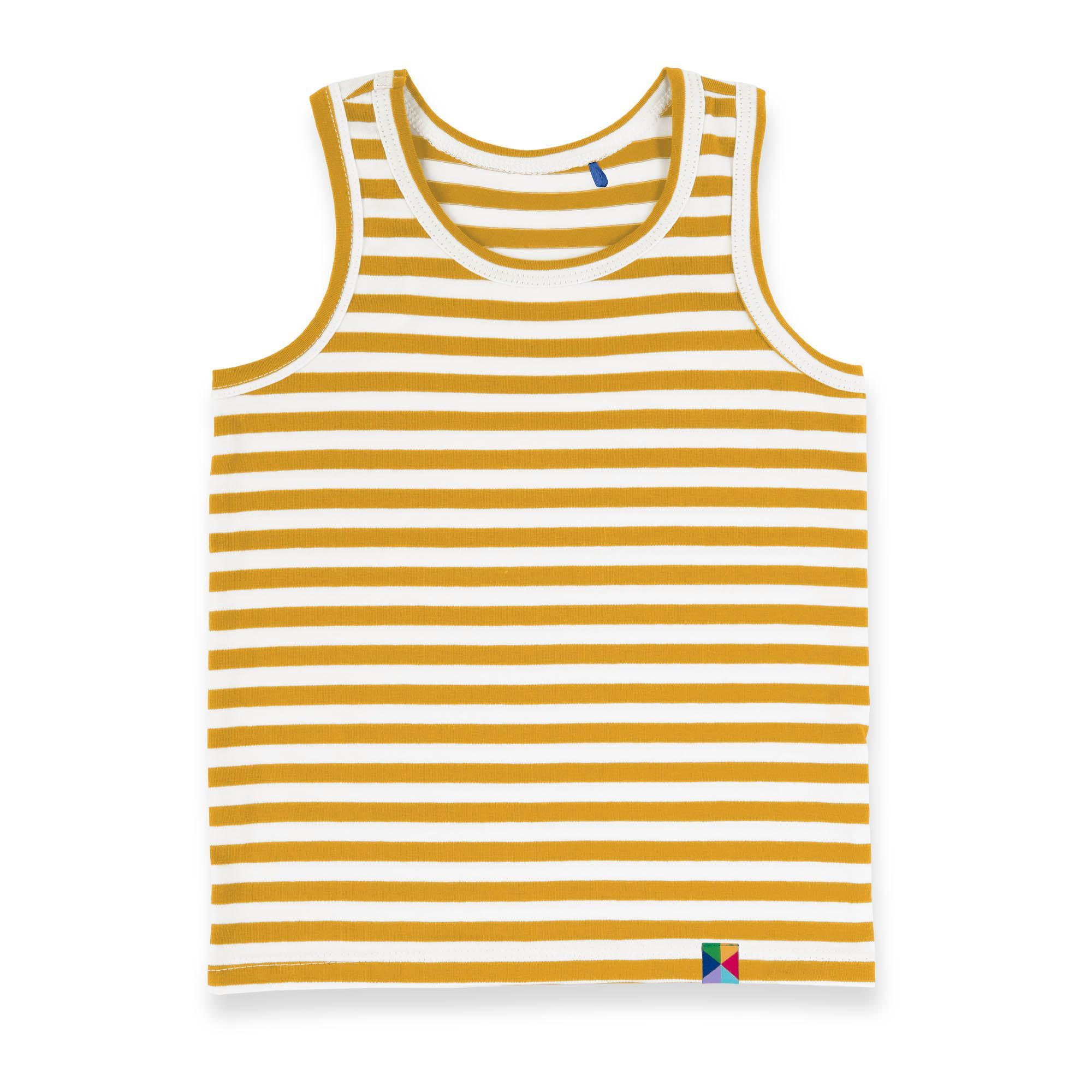 Mustard stripes tank top