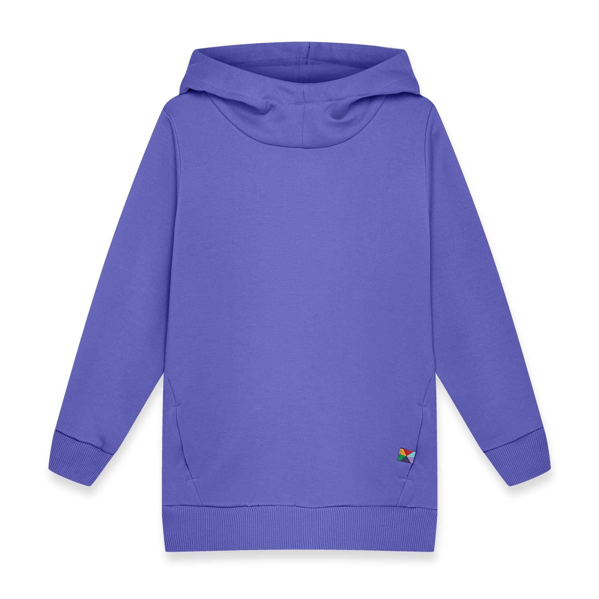 Very peri fleece-lined pullover hoodie