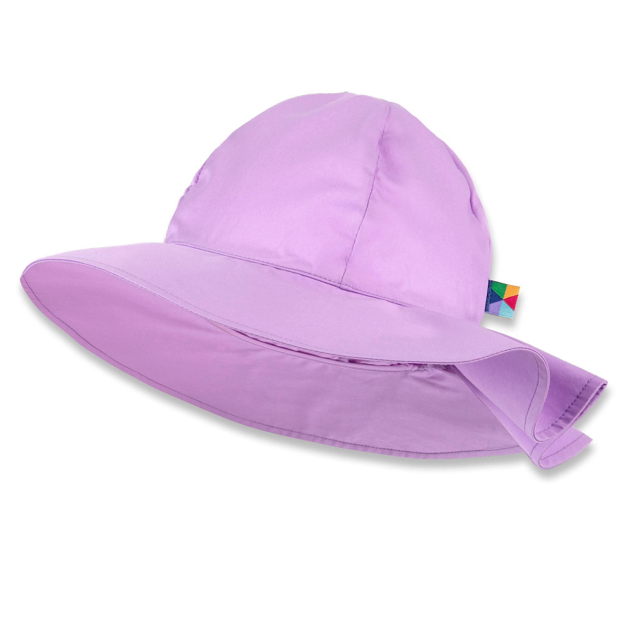 Light purple brimmed hat