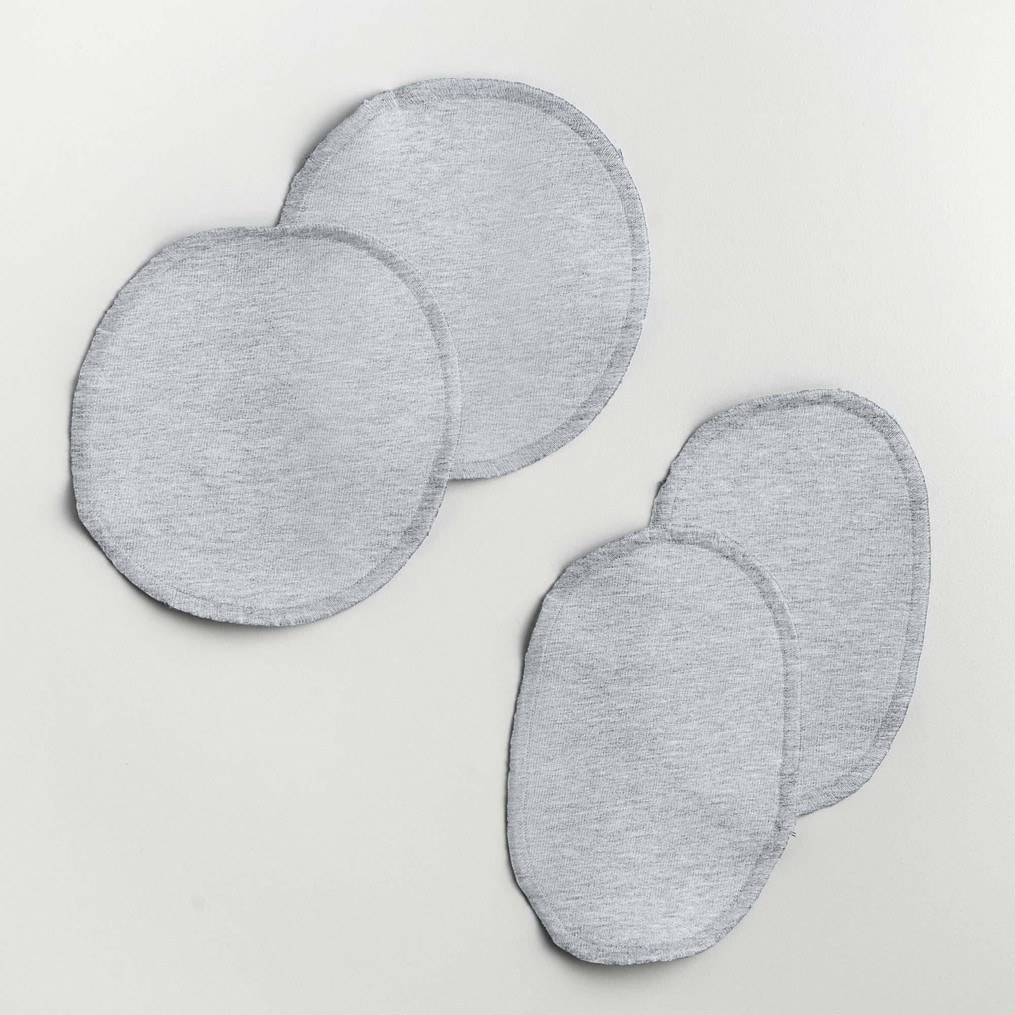 Grey melange patch set